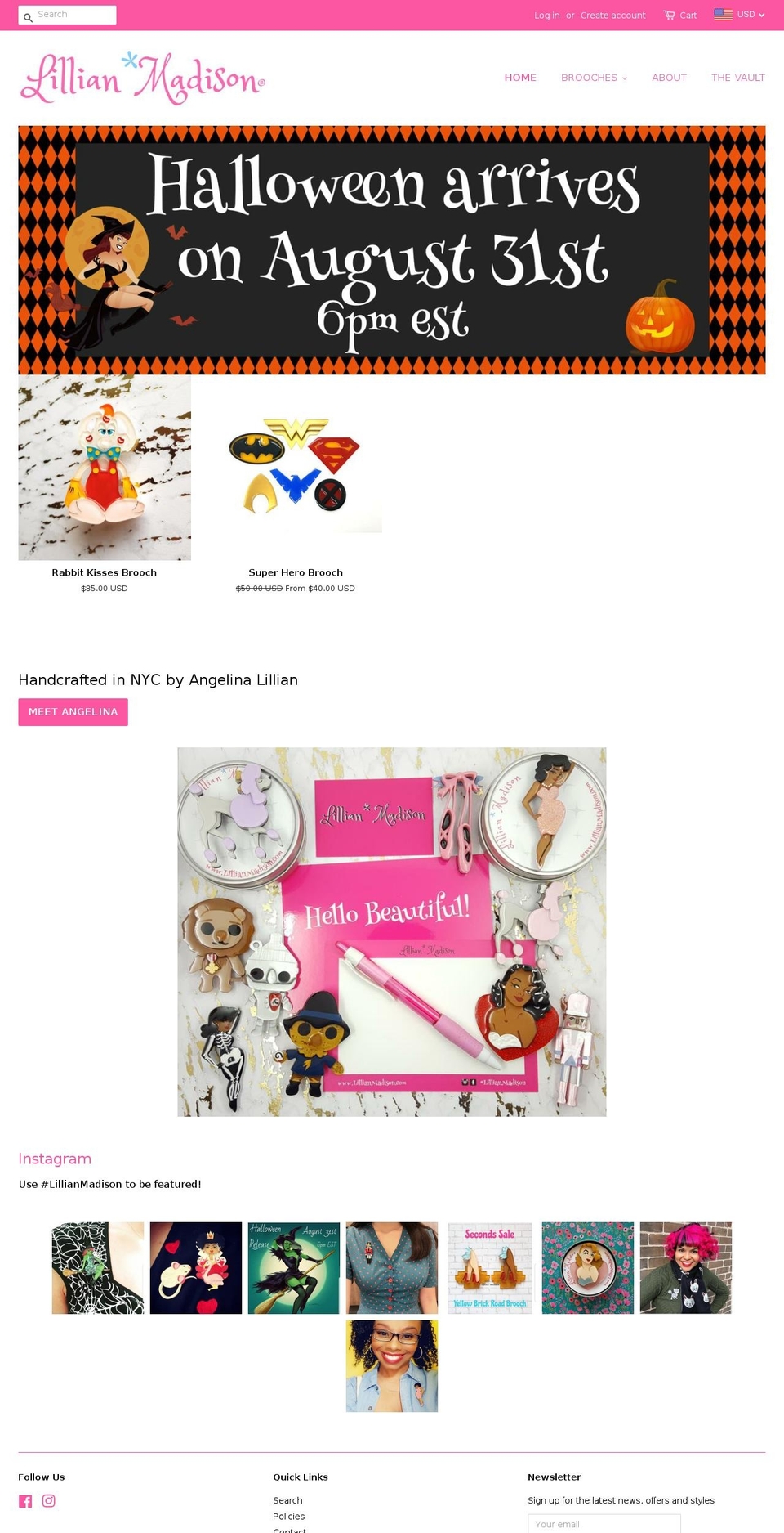 lillianmadison.com shopify website screenshot