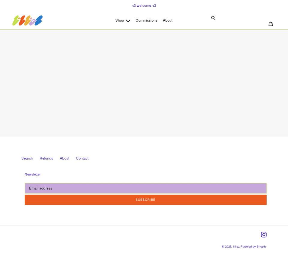 lilliez.com shopify website screenshot