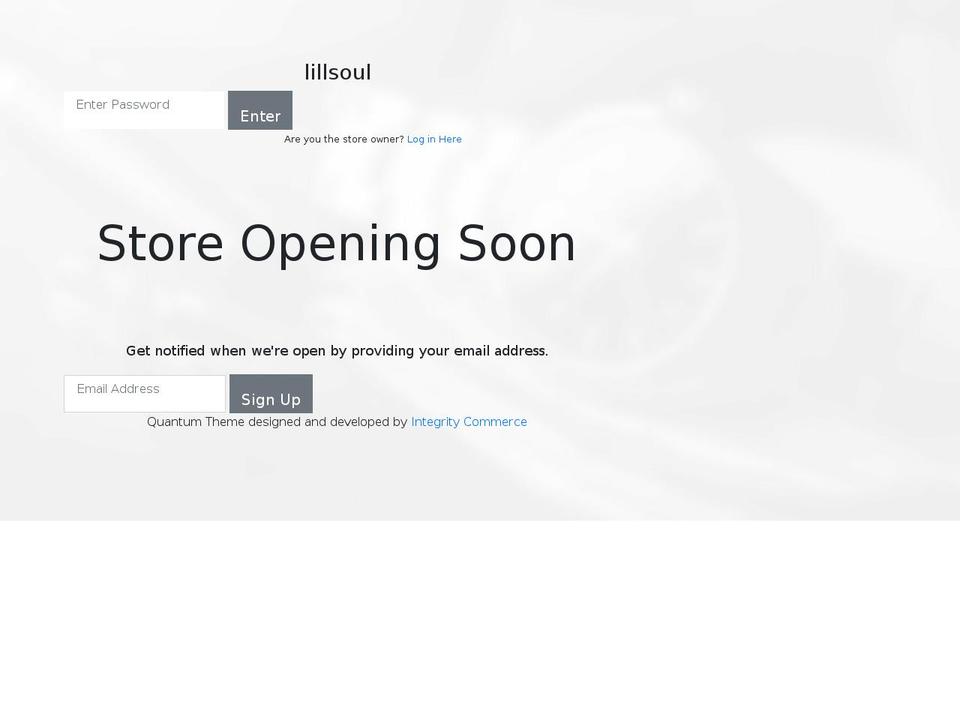 IC Theme® v Shopify theme site example lillsoul.com