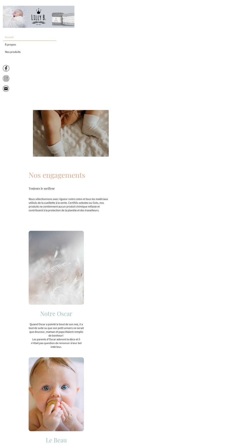 lilly-belly.com — Shopify storefront screenshot