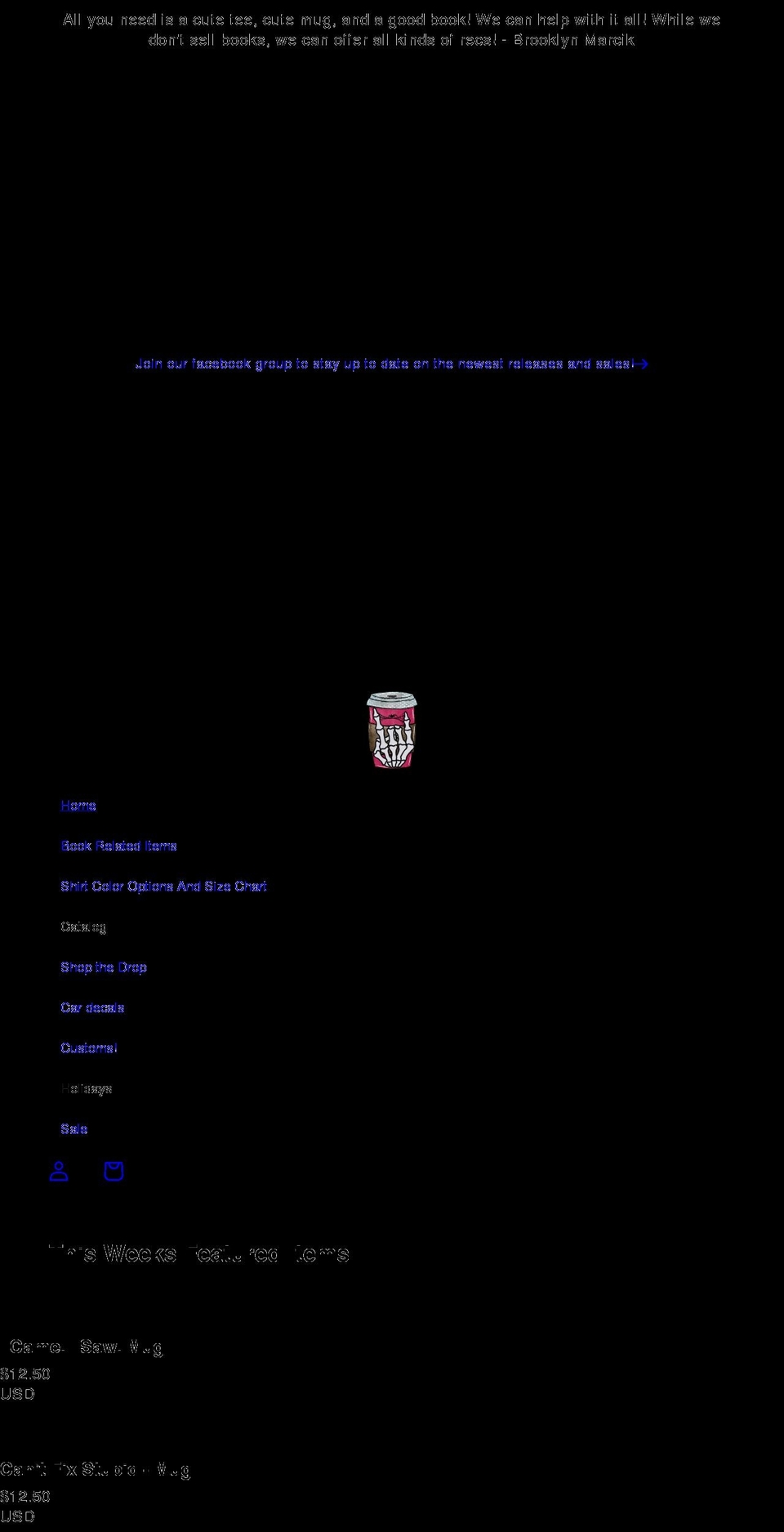 lillybugkreations.com shopify website screenshot