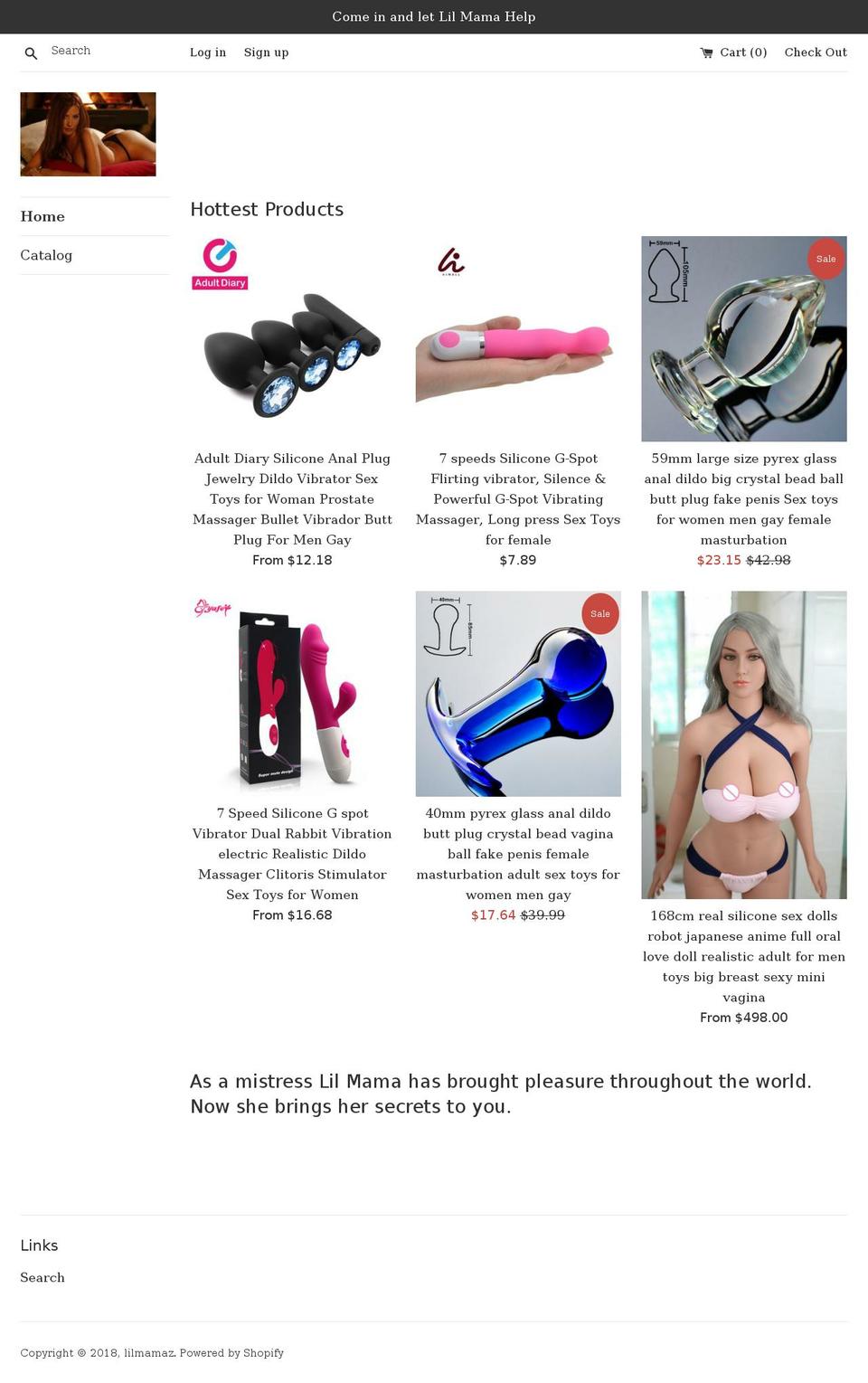 lilmamaz.com — Shopify storefront screenshot