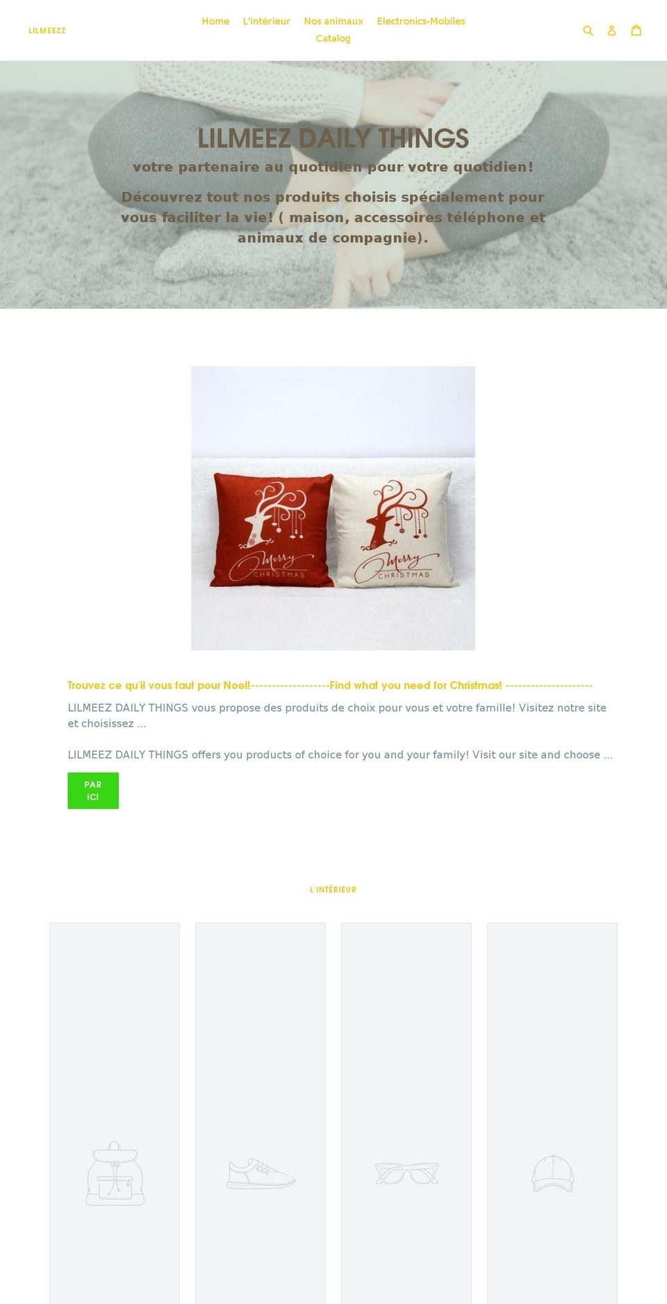 lilmeezz.com shopify website screenshot