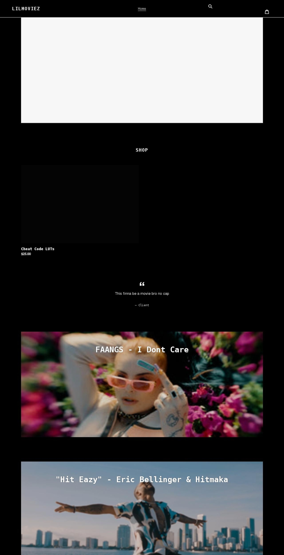lilmoviez.com shopify website screenshot
