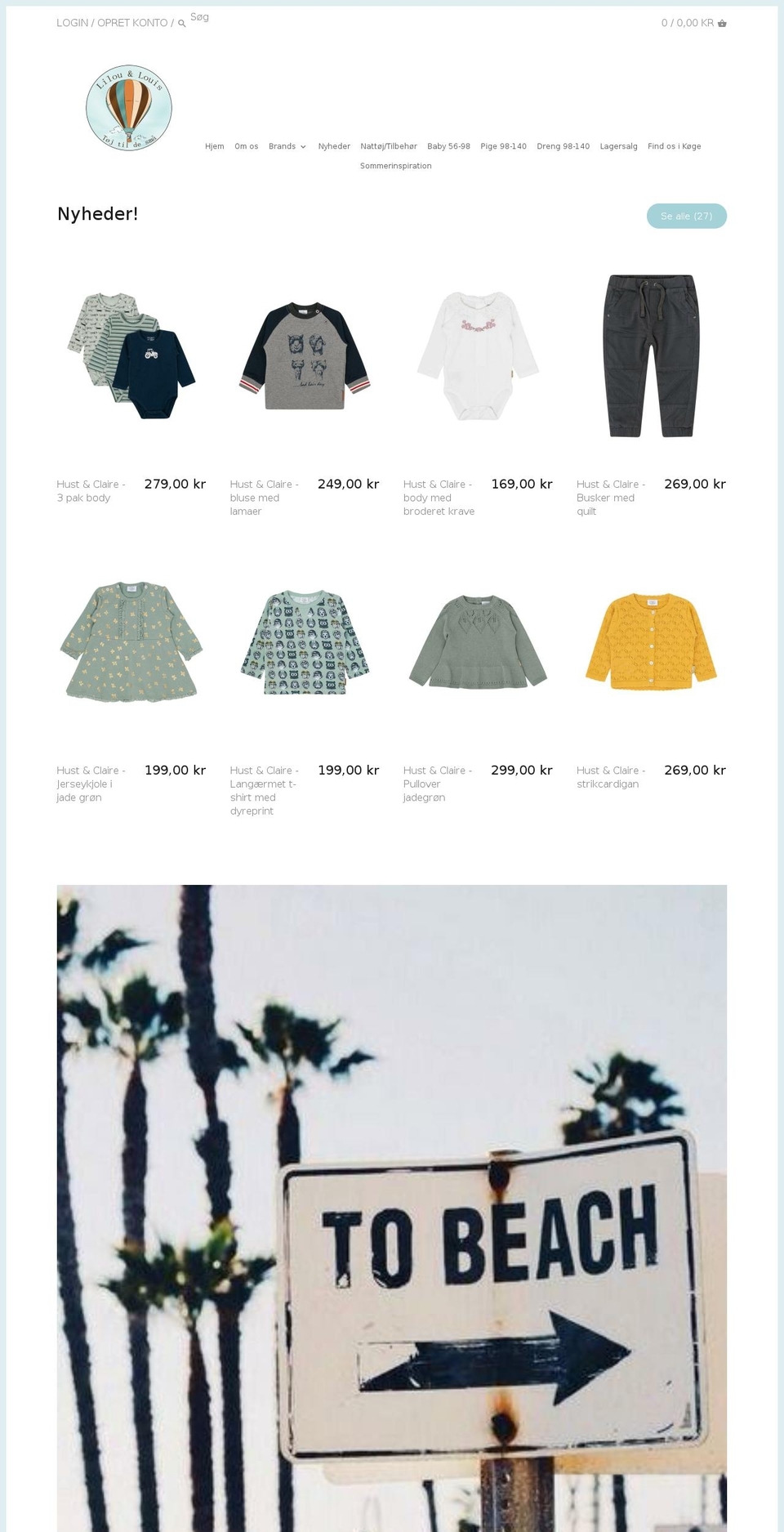 lilouandlouis.com — Shopify storefront screenshot