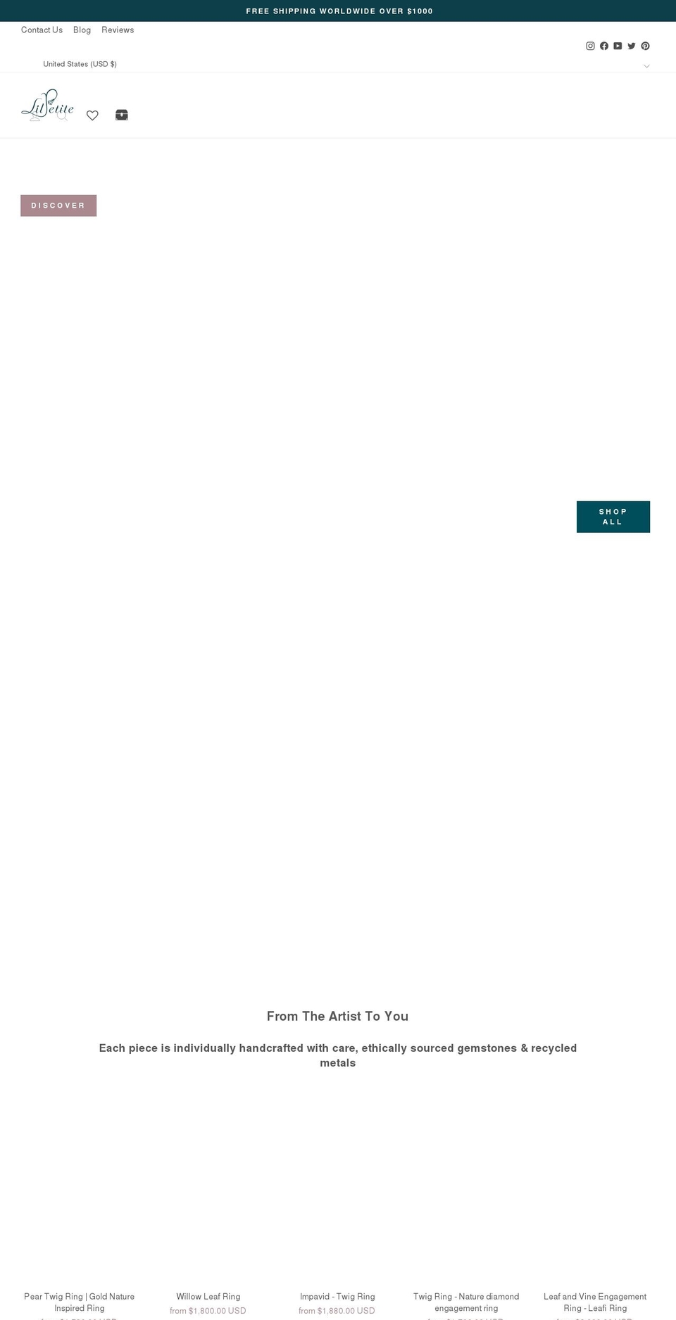 lilpetite.com shopify website screenshot
