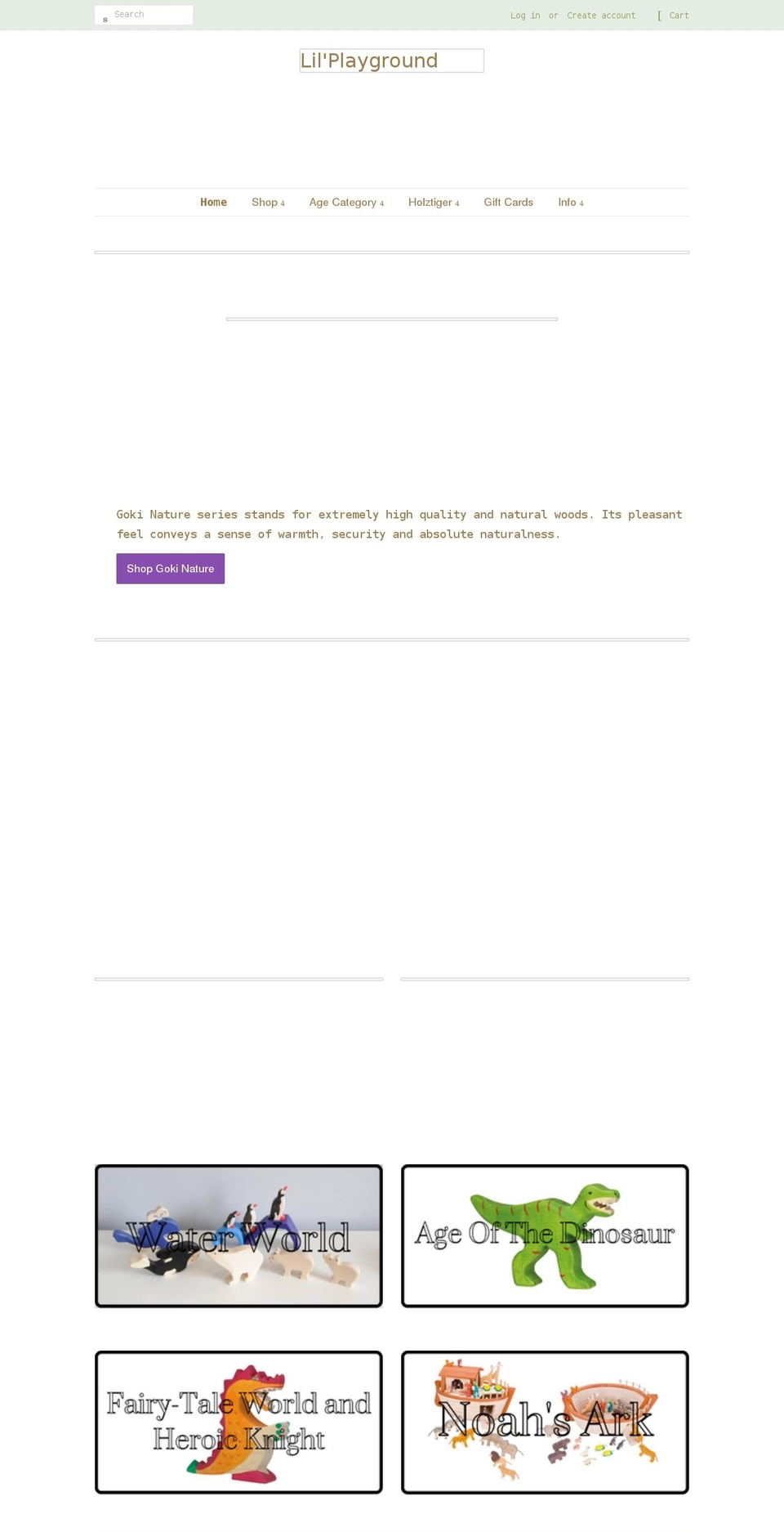 lilplayground.com shopify website screenshot