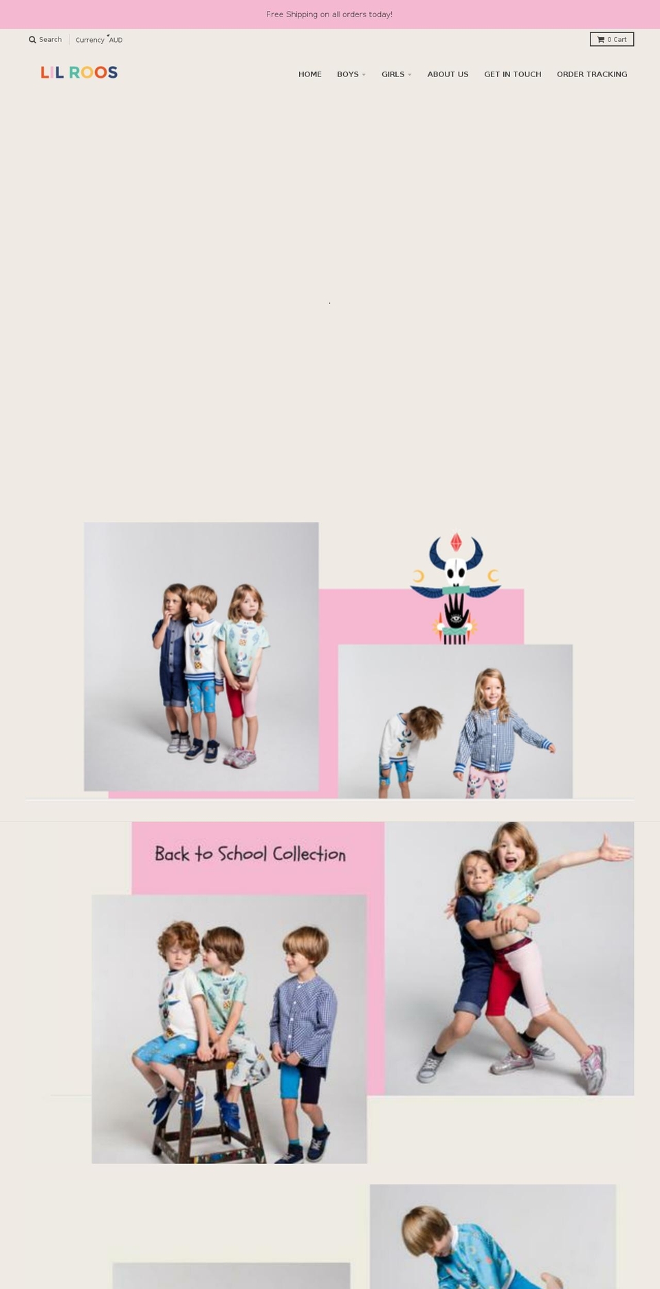 lilroos.com — Shopify storefront screenshot