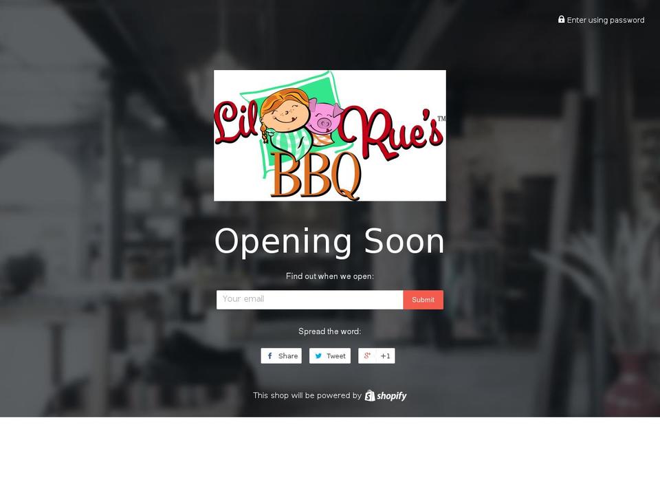 lilruesfarm.com shopify website screenshot