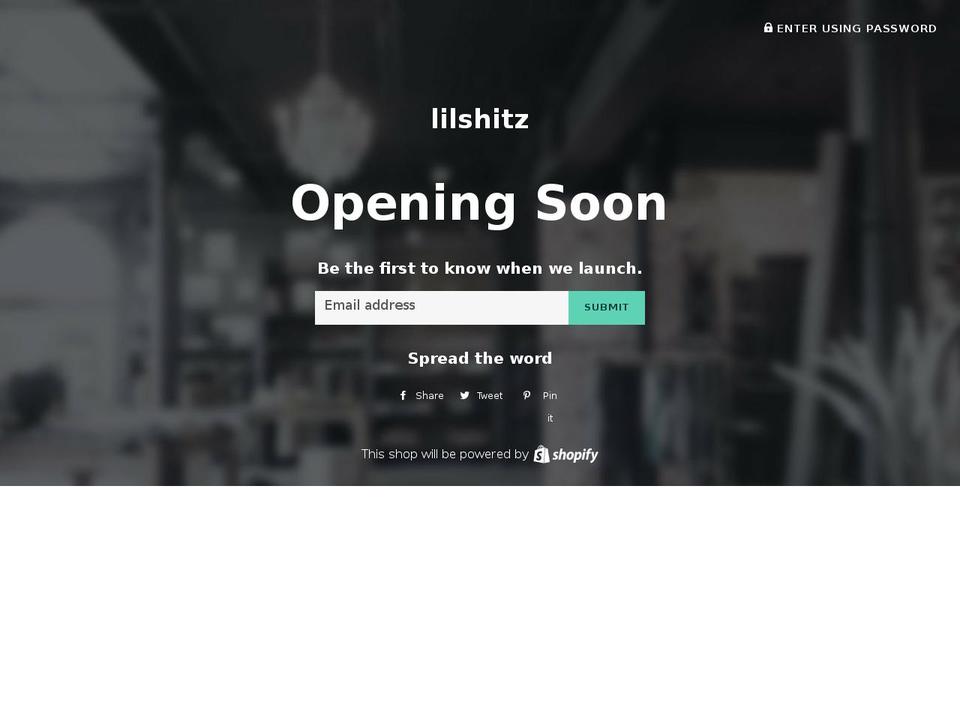 lilshitz.com — Shopify storefront screenshot