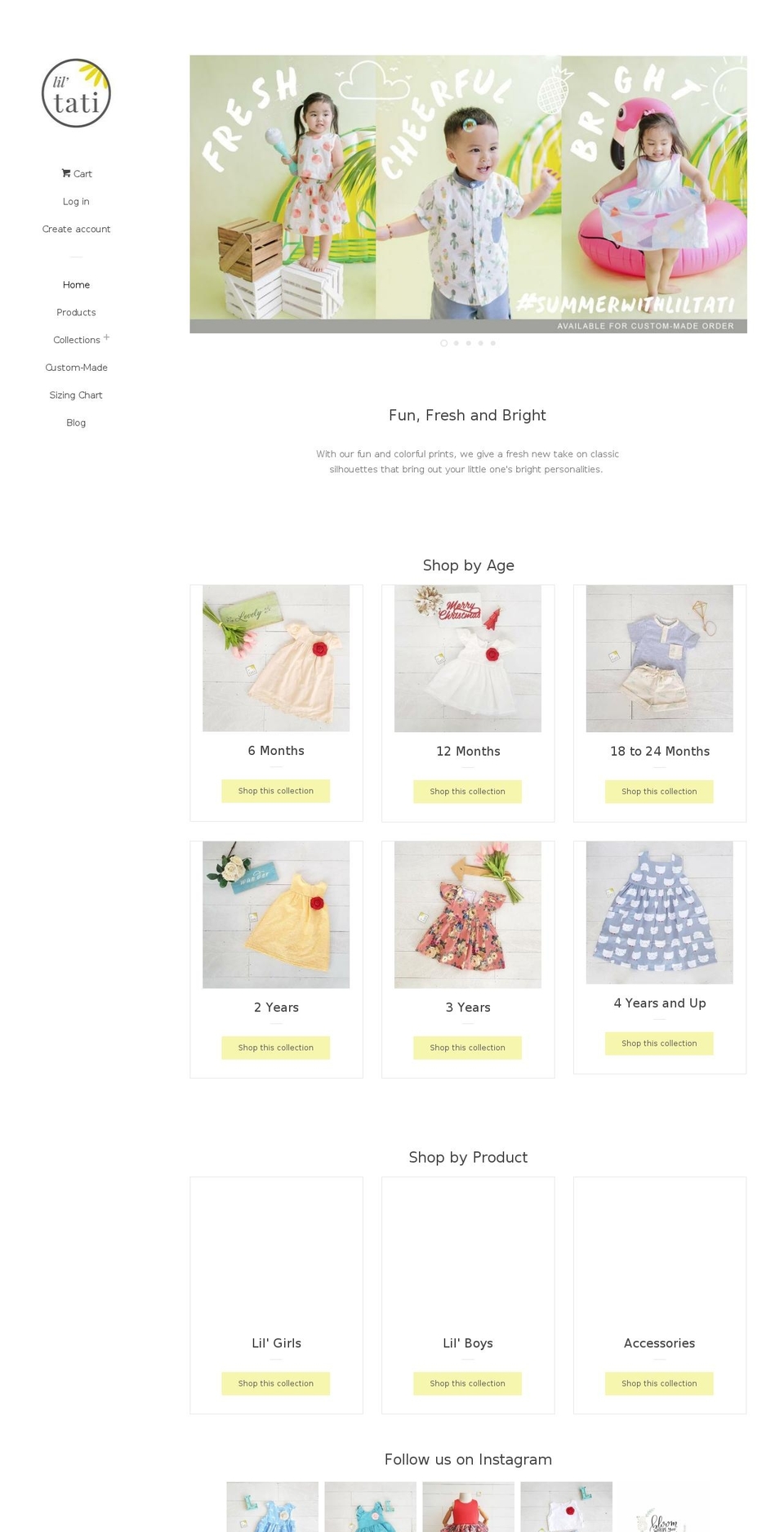 liltati.com shopify website screenshot