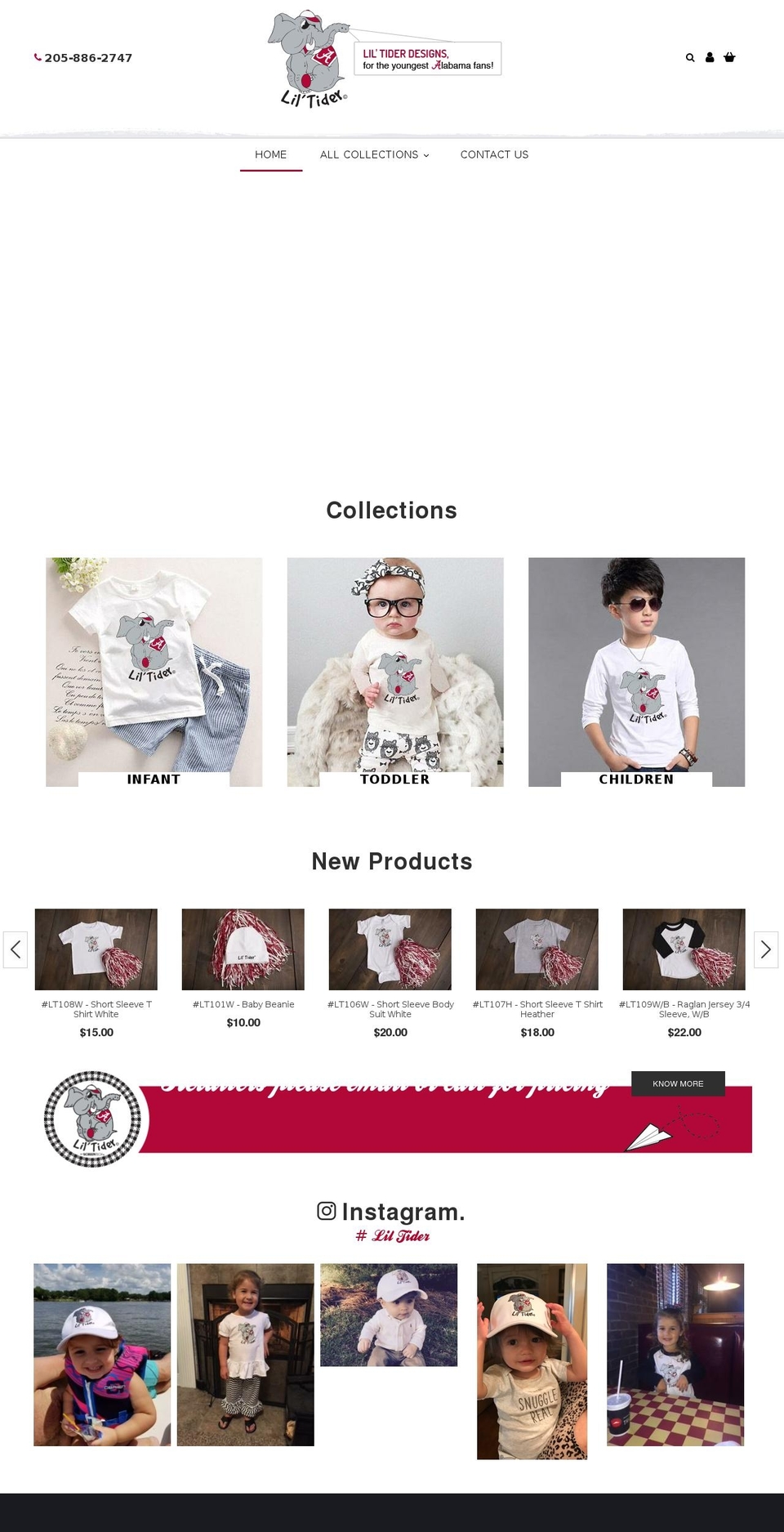 liltider.com — Shopify storefront screenshot