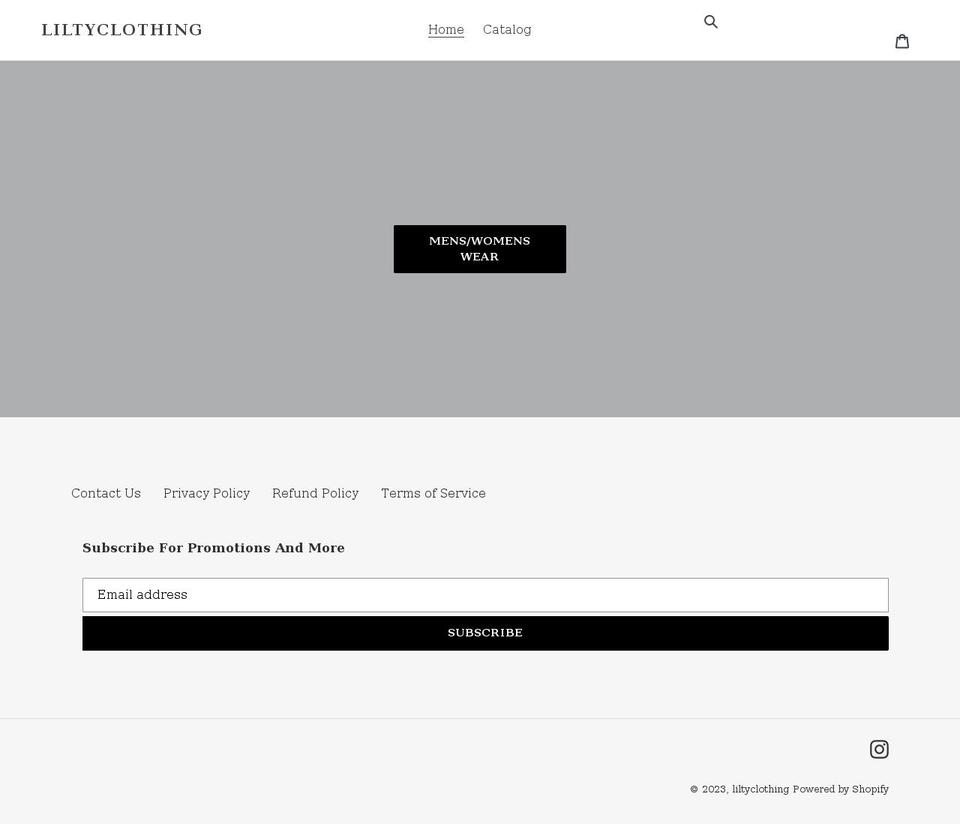 liltyclothing.com shopify website screenshot