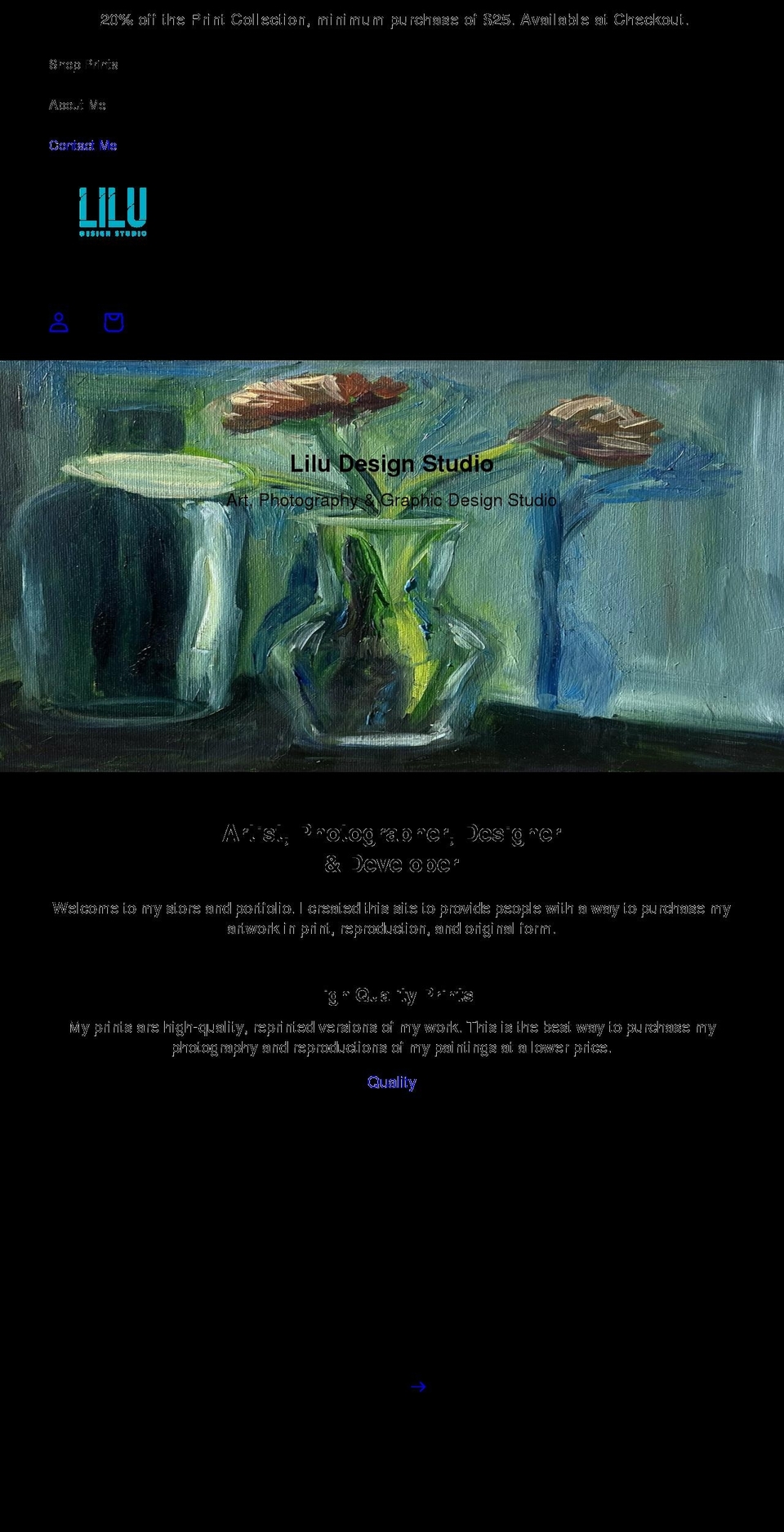 liludesignstudio.com shopify website screenshot