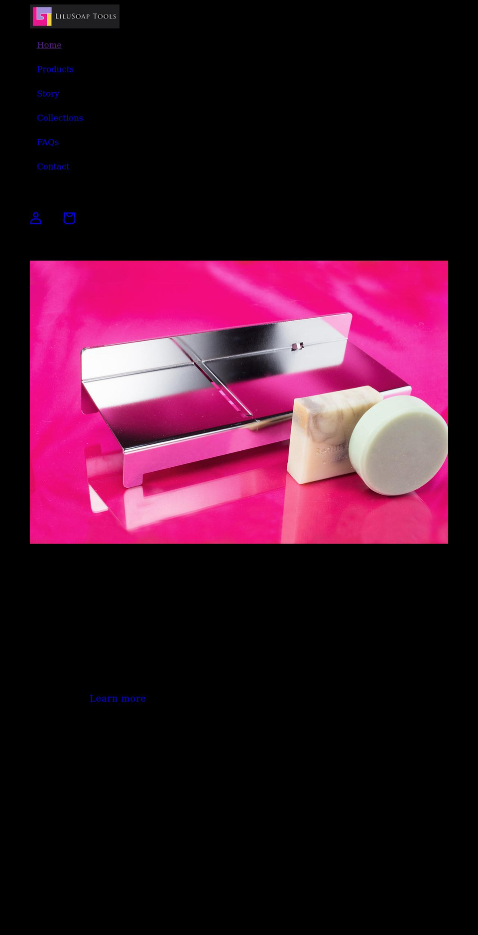 lilusoaptools.com shopify website screenshot