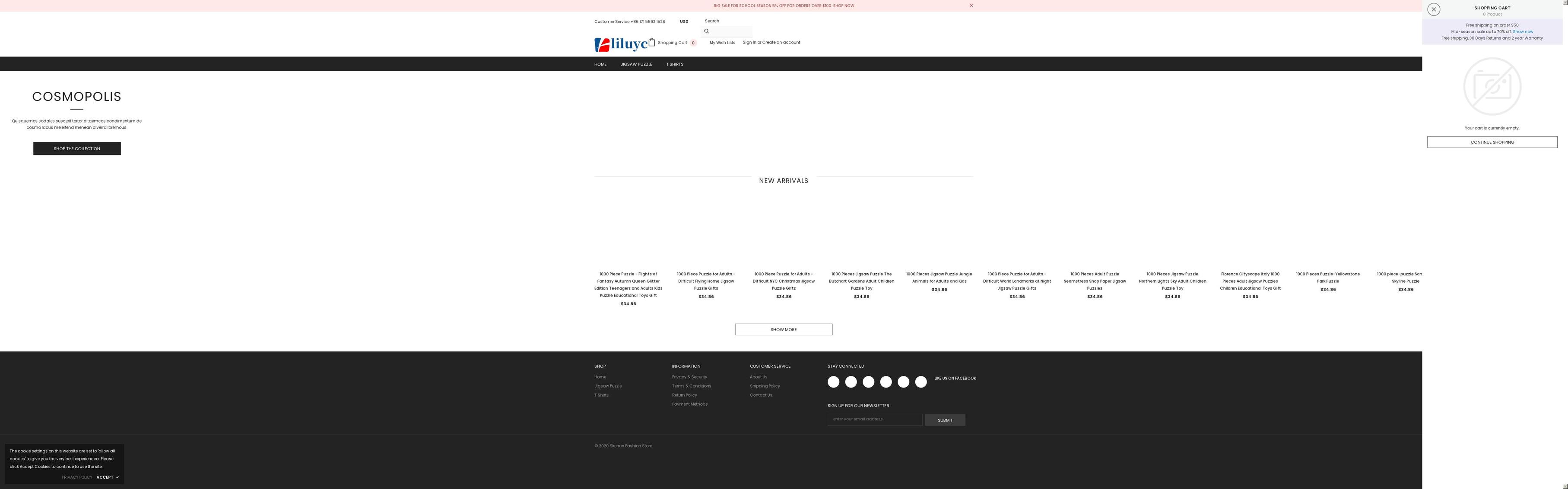 liluyc.com shopify website screenshot