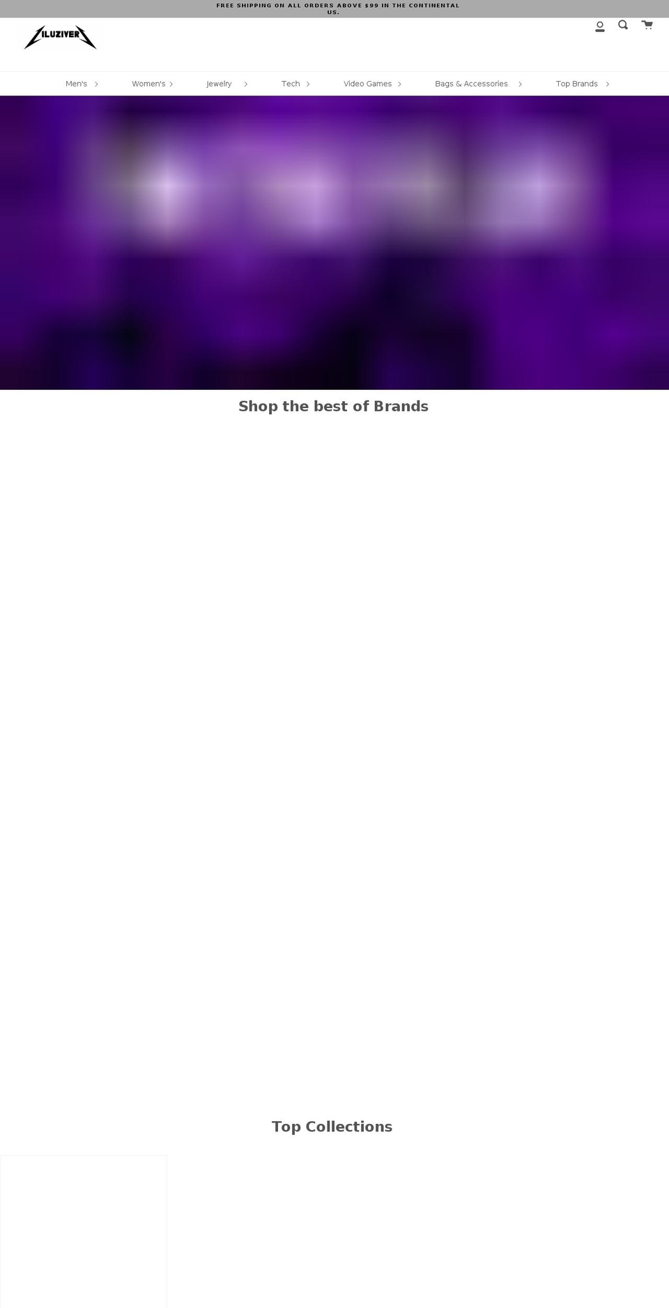 liluzi.com shopify website screenshot