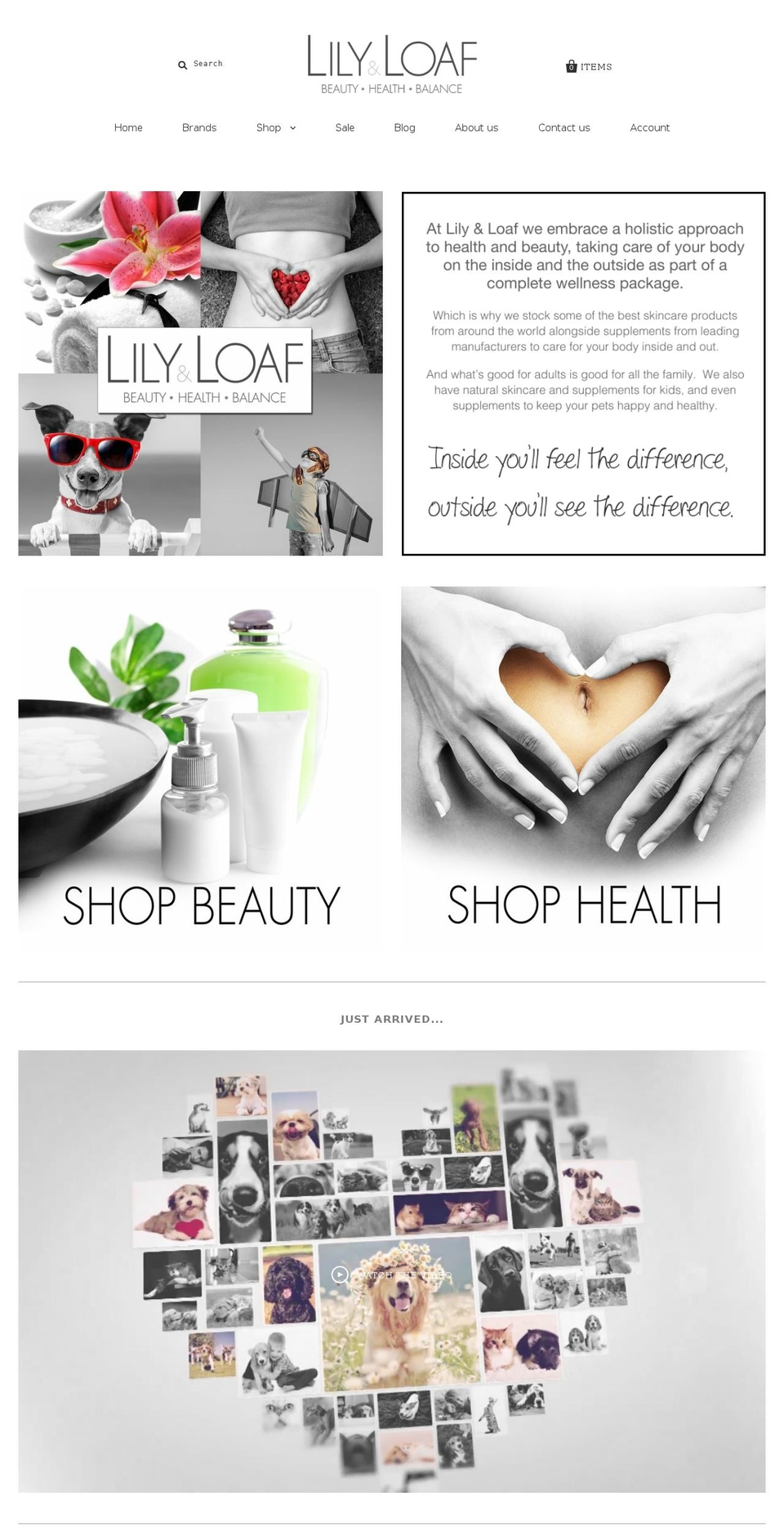 lilyandloaf.com shopify website screenshot