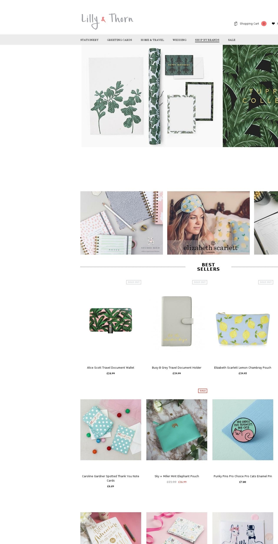 lilyandthorn.com — Shopify storefront screenshot
