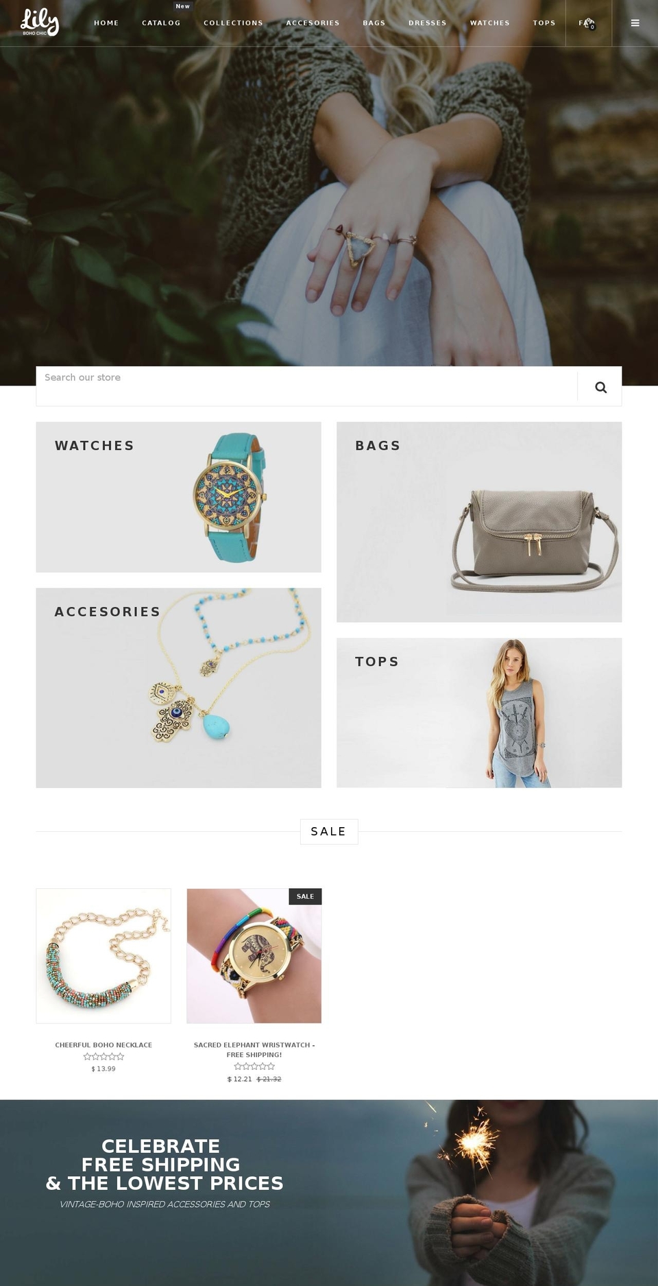 puro1-v-1-3 Shopify theme site example lilybohochic.com