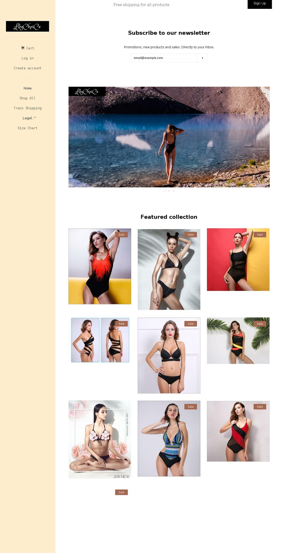 lilychoice.com — Shopify storefront screenshot