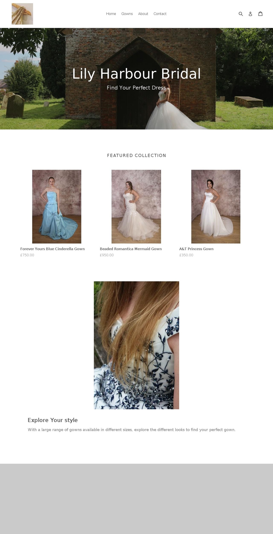lilyharbour.com — Shopify storefront screenshot