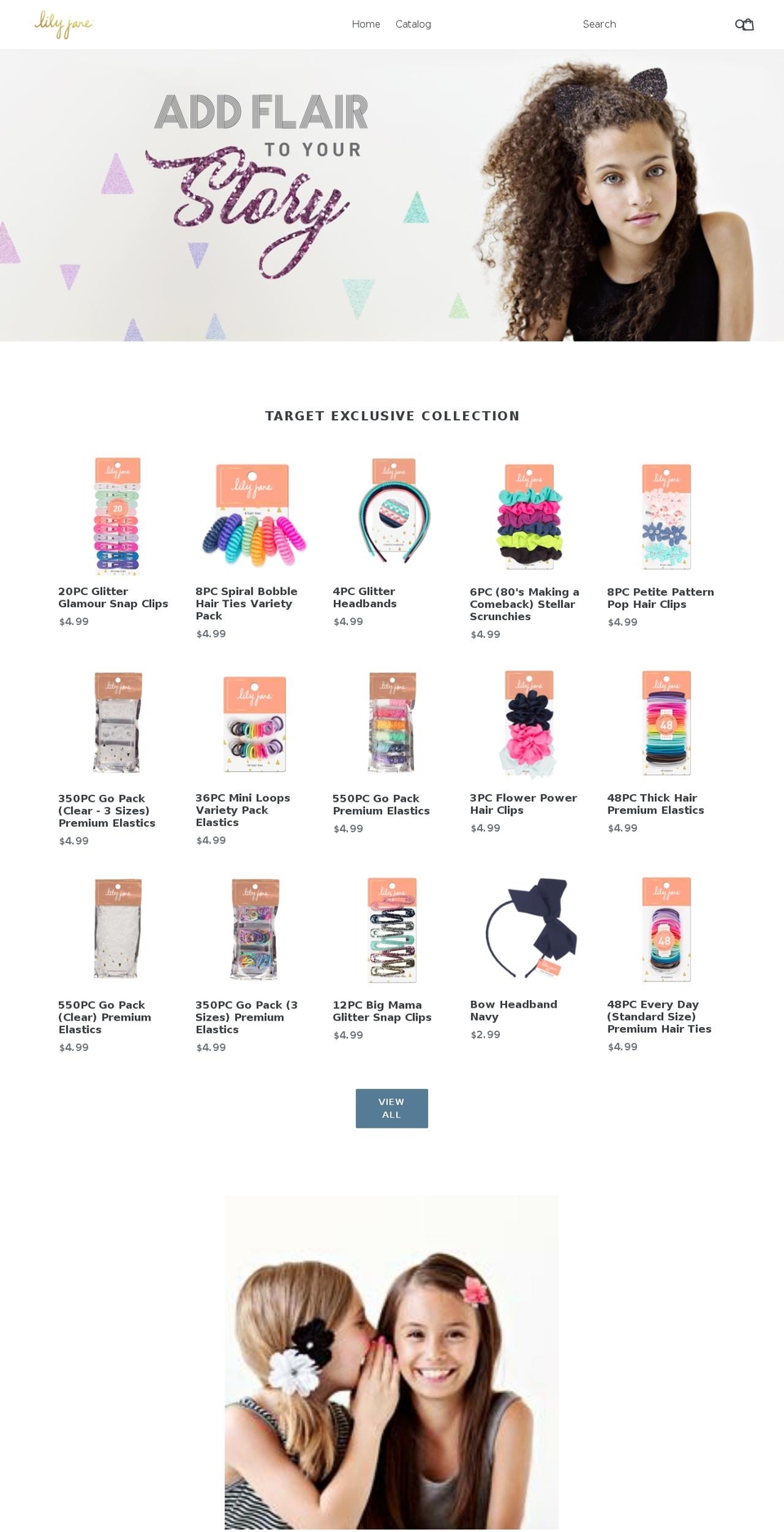lilyjanebeauty.com — Shopify storefront screenshot