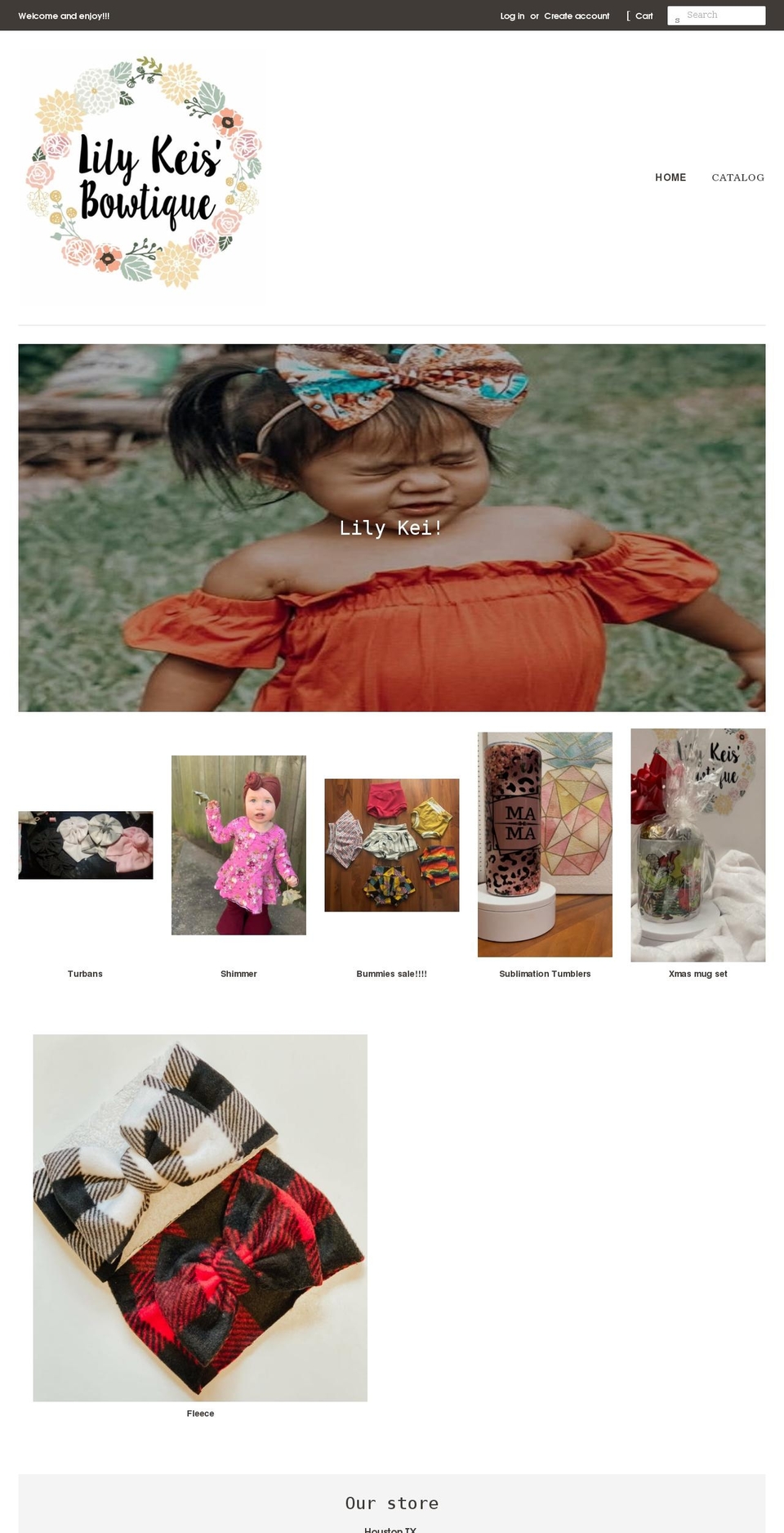 lilykeisbowtique.com shopify website screenshot
