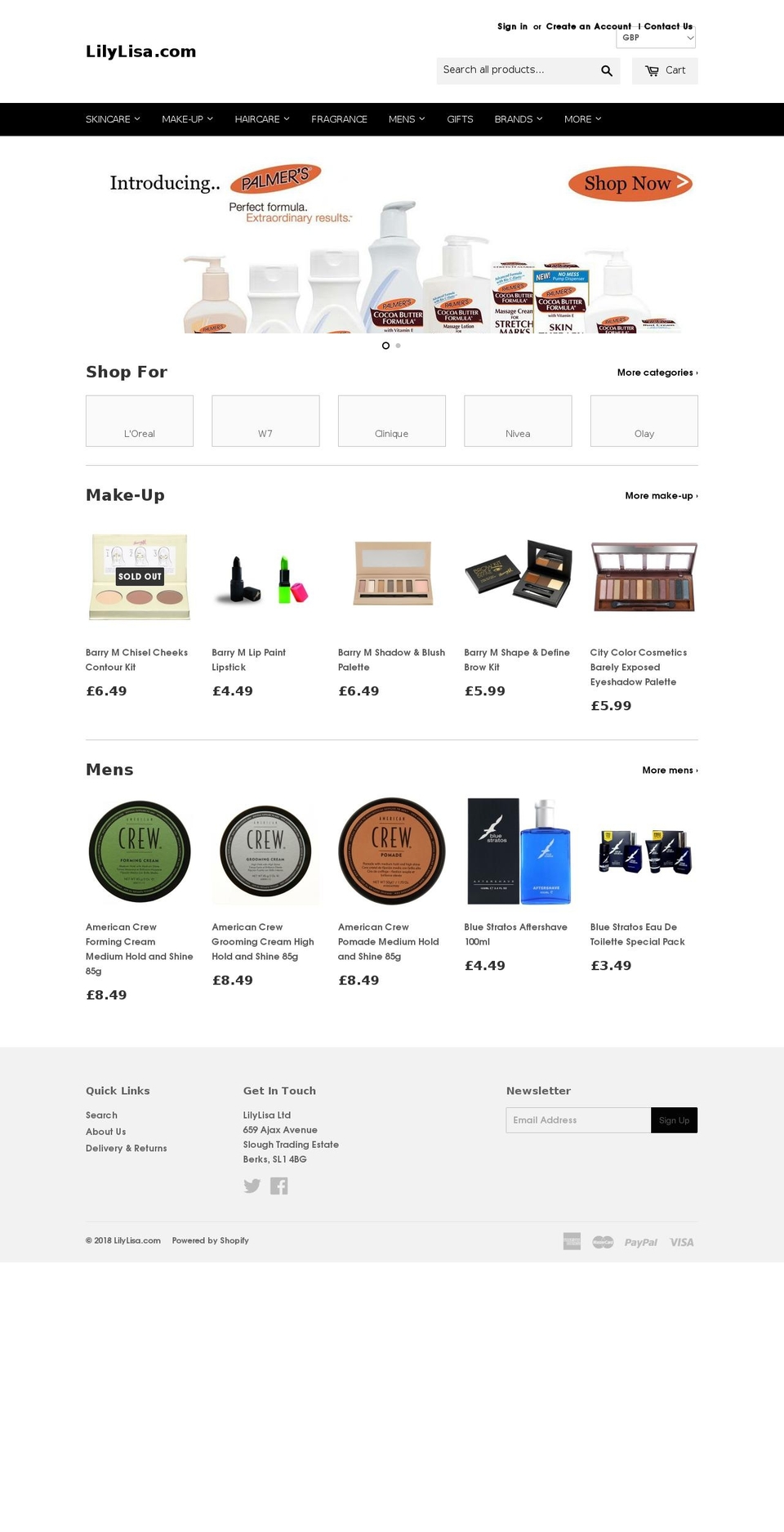 lilylisa.de shopify website screenshot