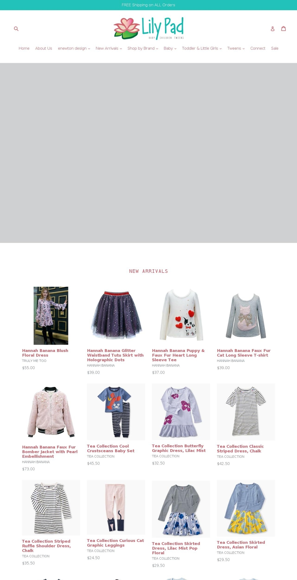 lilypadvb.com — Shopify storefront screenshot