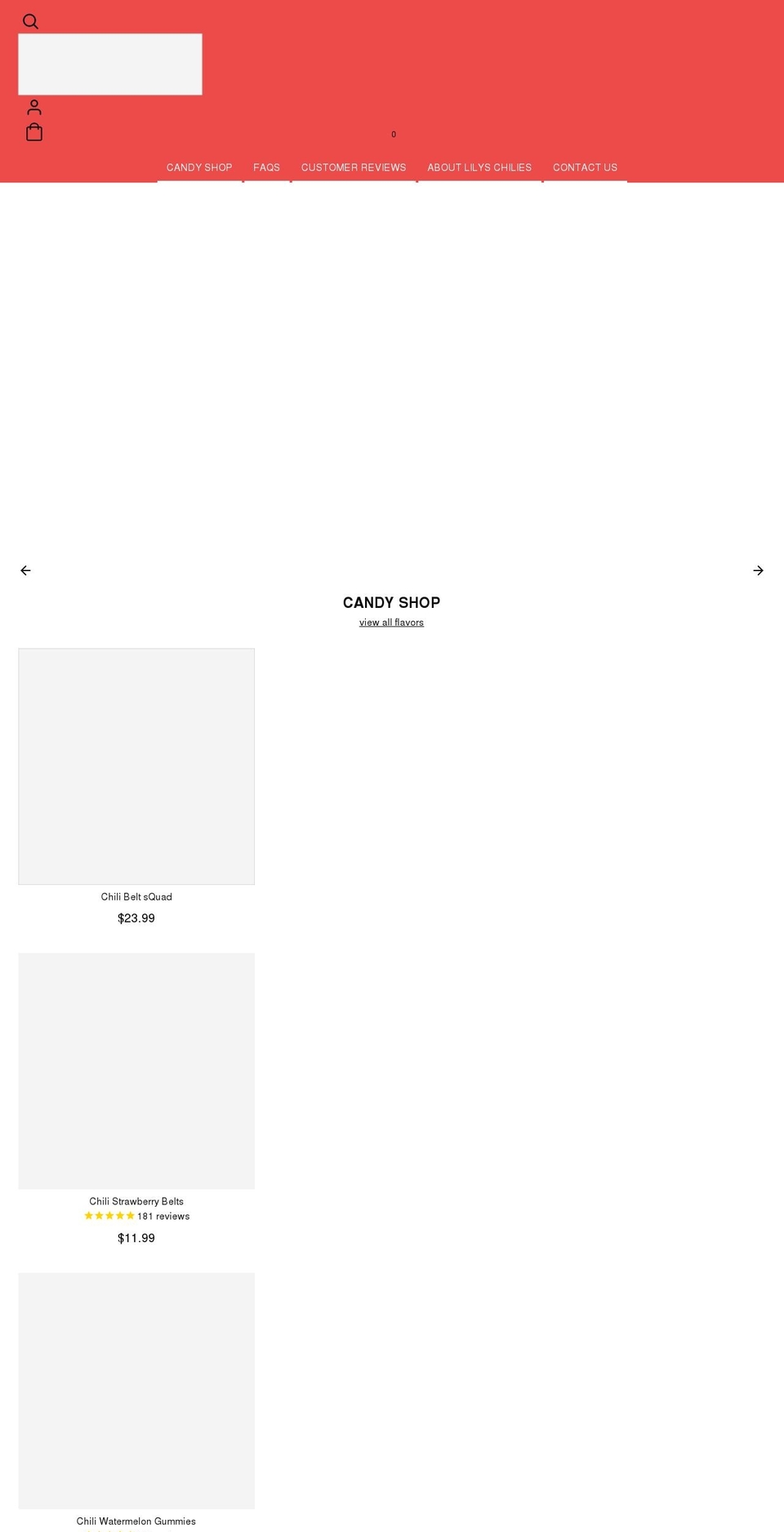 lilyschilies.com shopify website screenshot