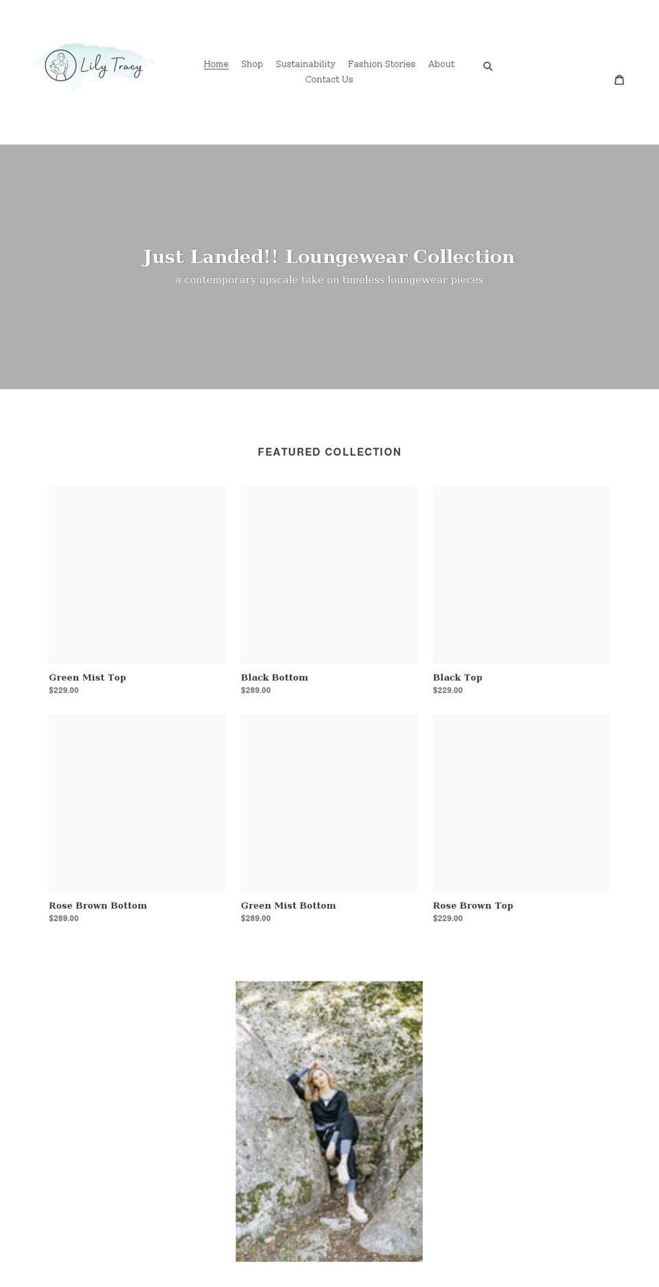 lilytracy.com shopify website screenshot