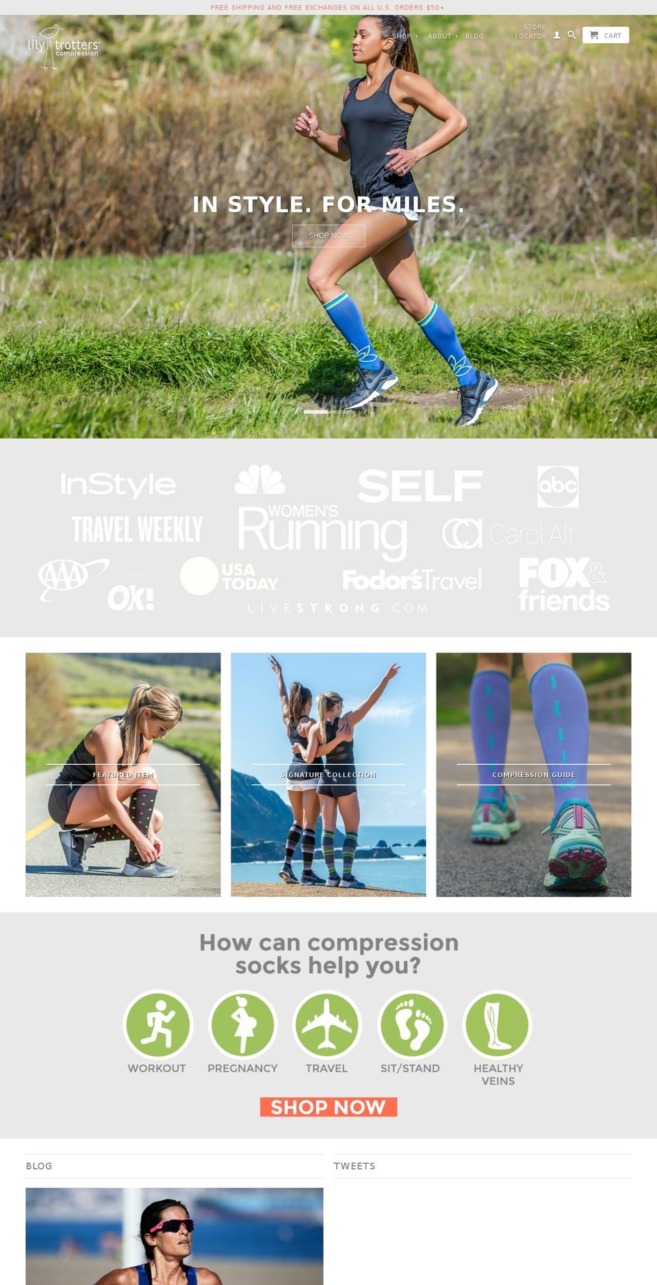 lilytrotters.com shopify website screenshot