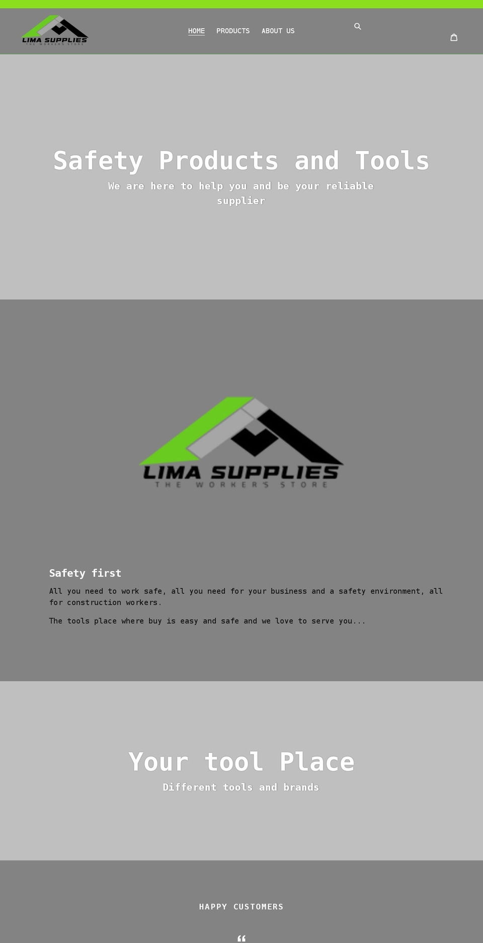 limasuppliesusa.com shopify website screenshot