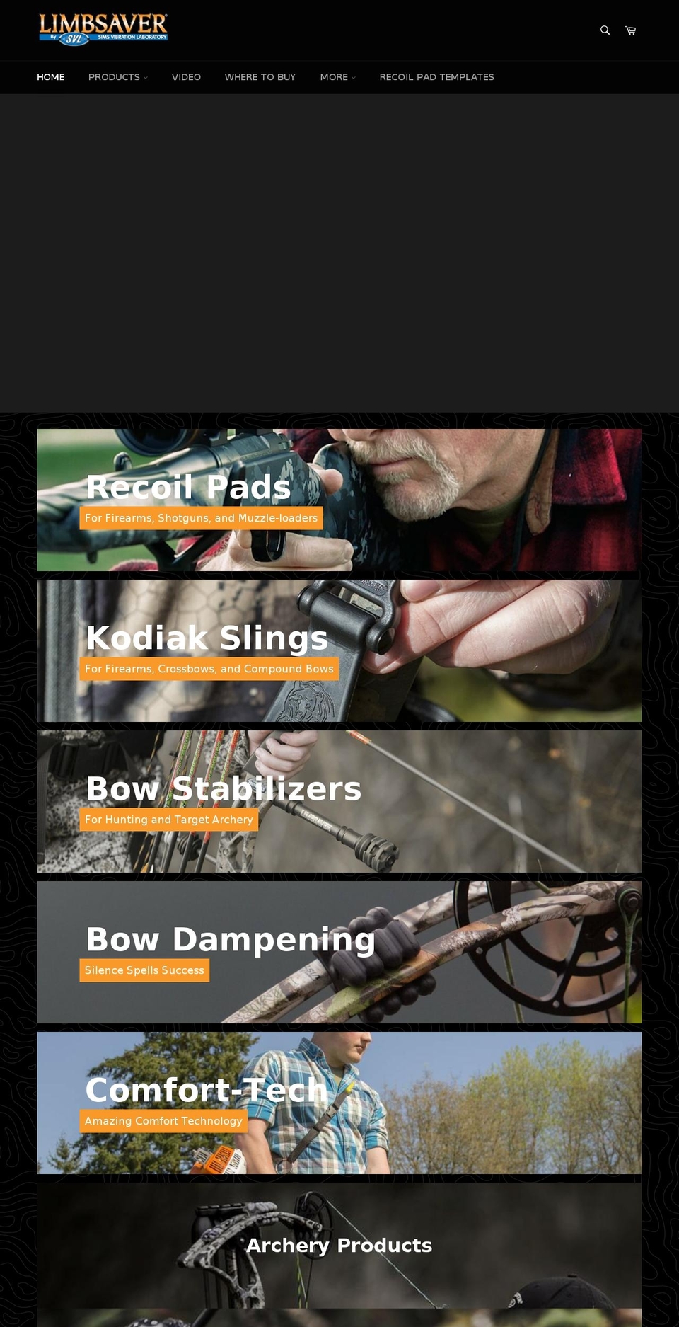 limbsaver.com shopify website screenshot