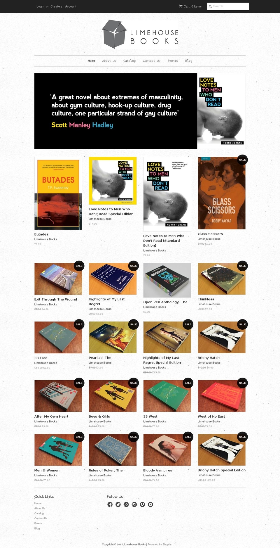 limehouse-store.com shopify website screenshot