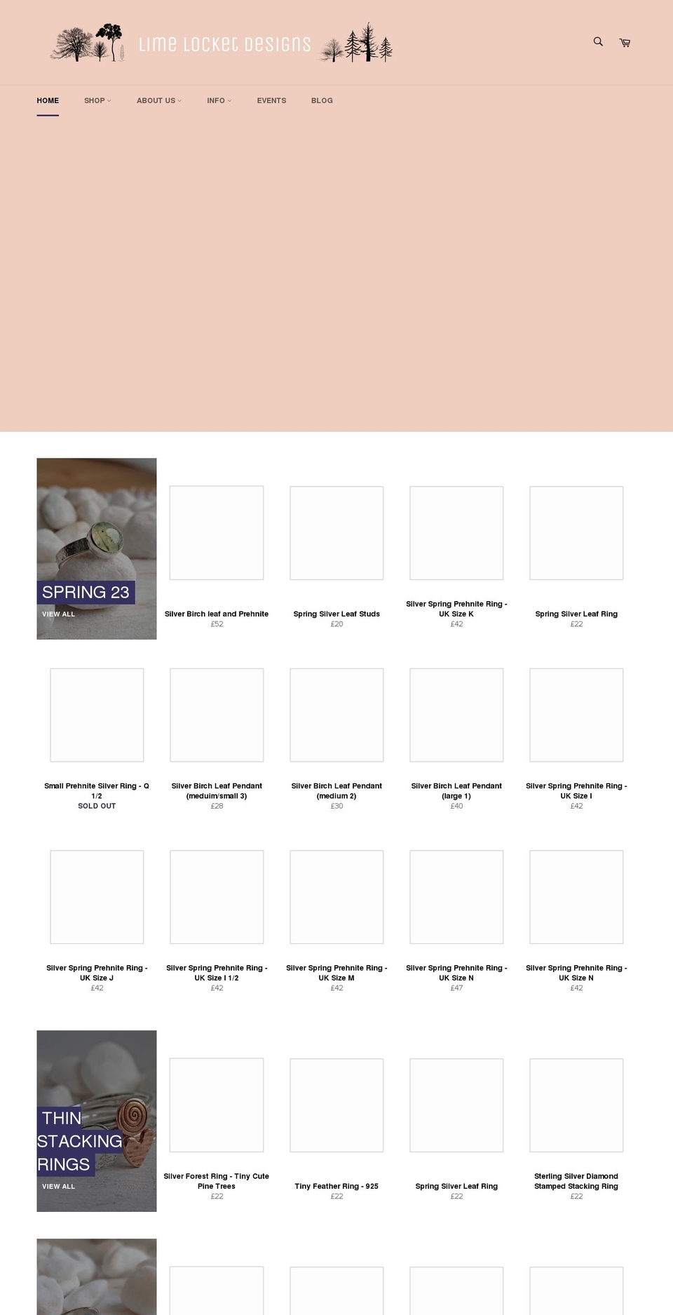 limelocketdesigns.co.uk shopify website screenshot