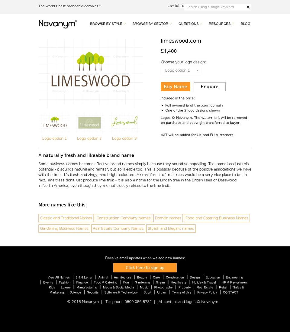 limeswood.com shopify website screenshot