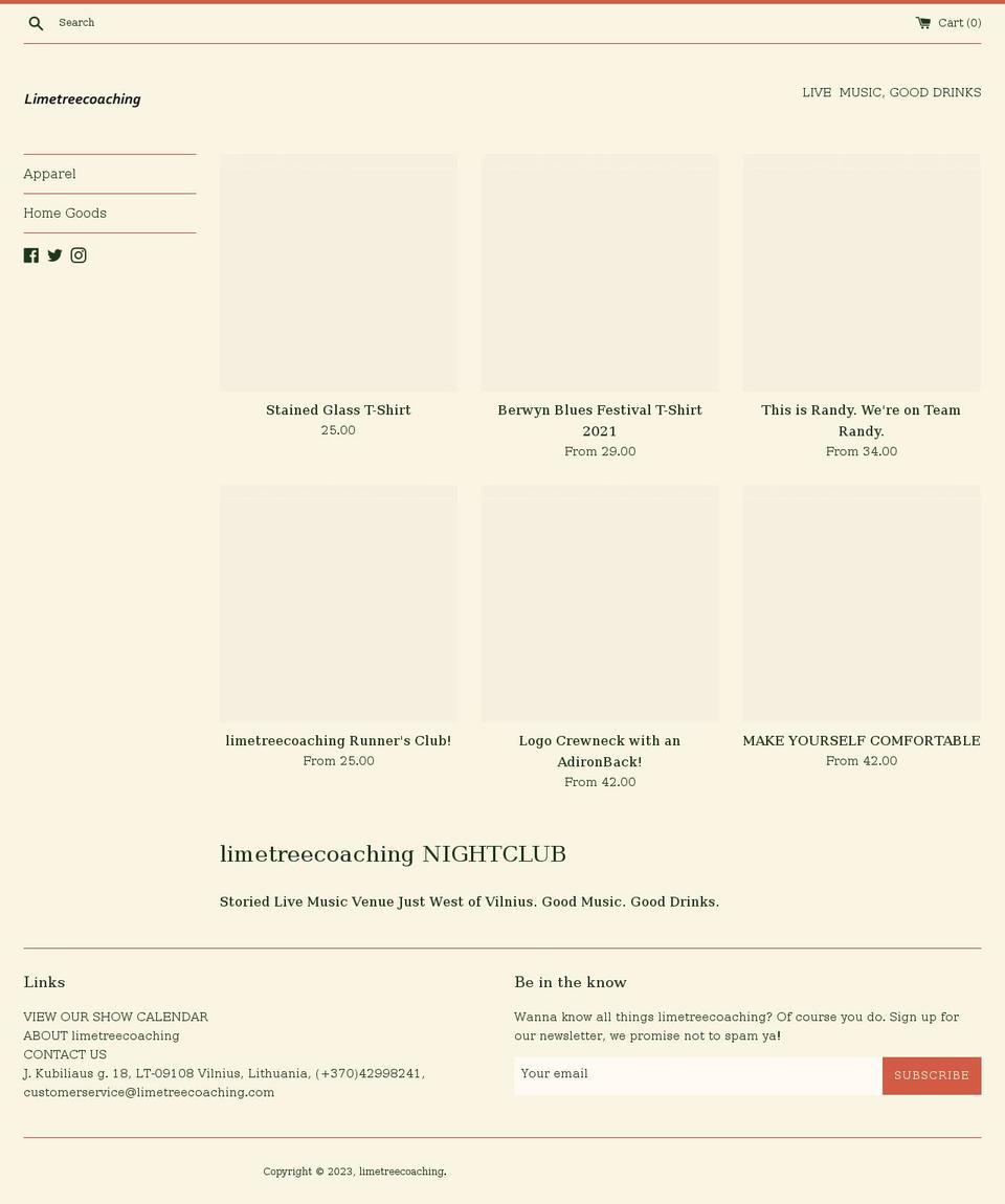 limetreecoaching.com shopify website screenshot