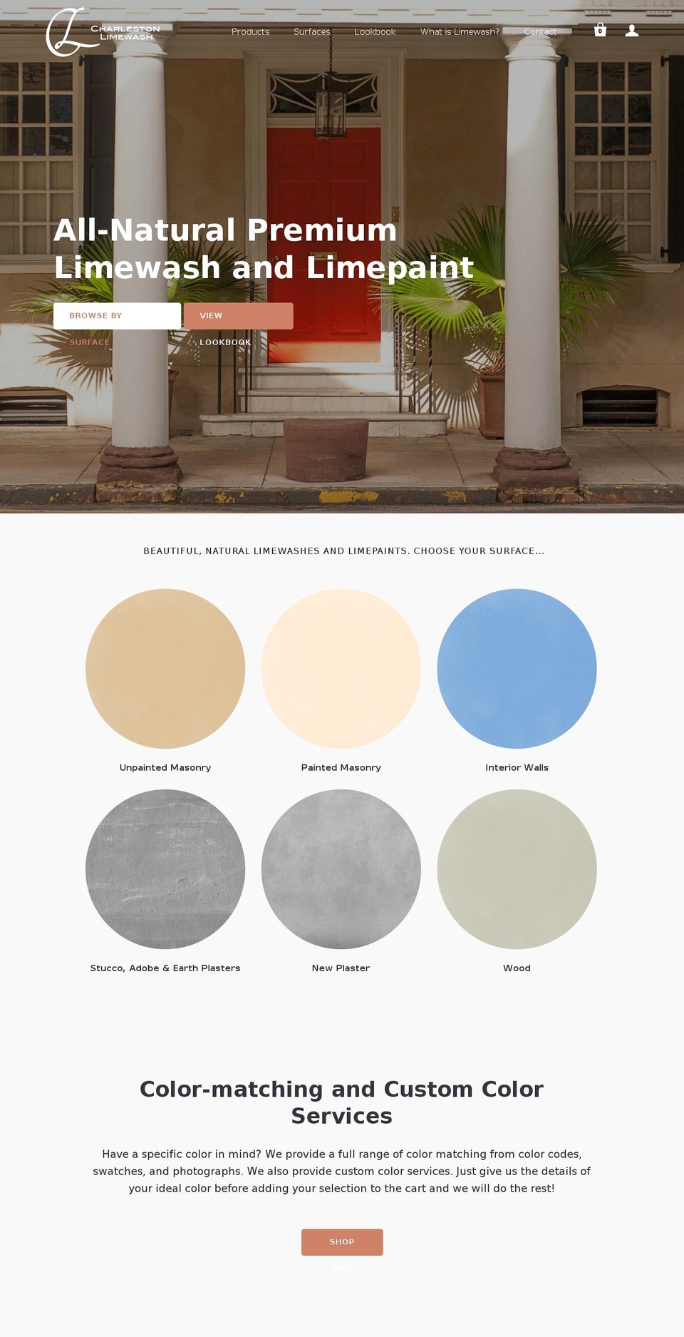 limewash.com — Shopify storefront screenshot