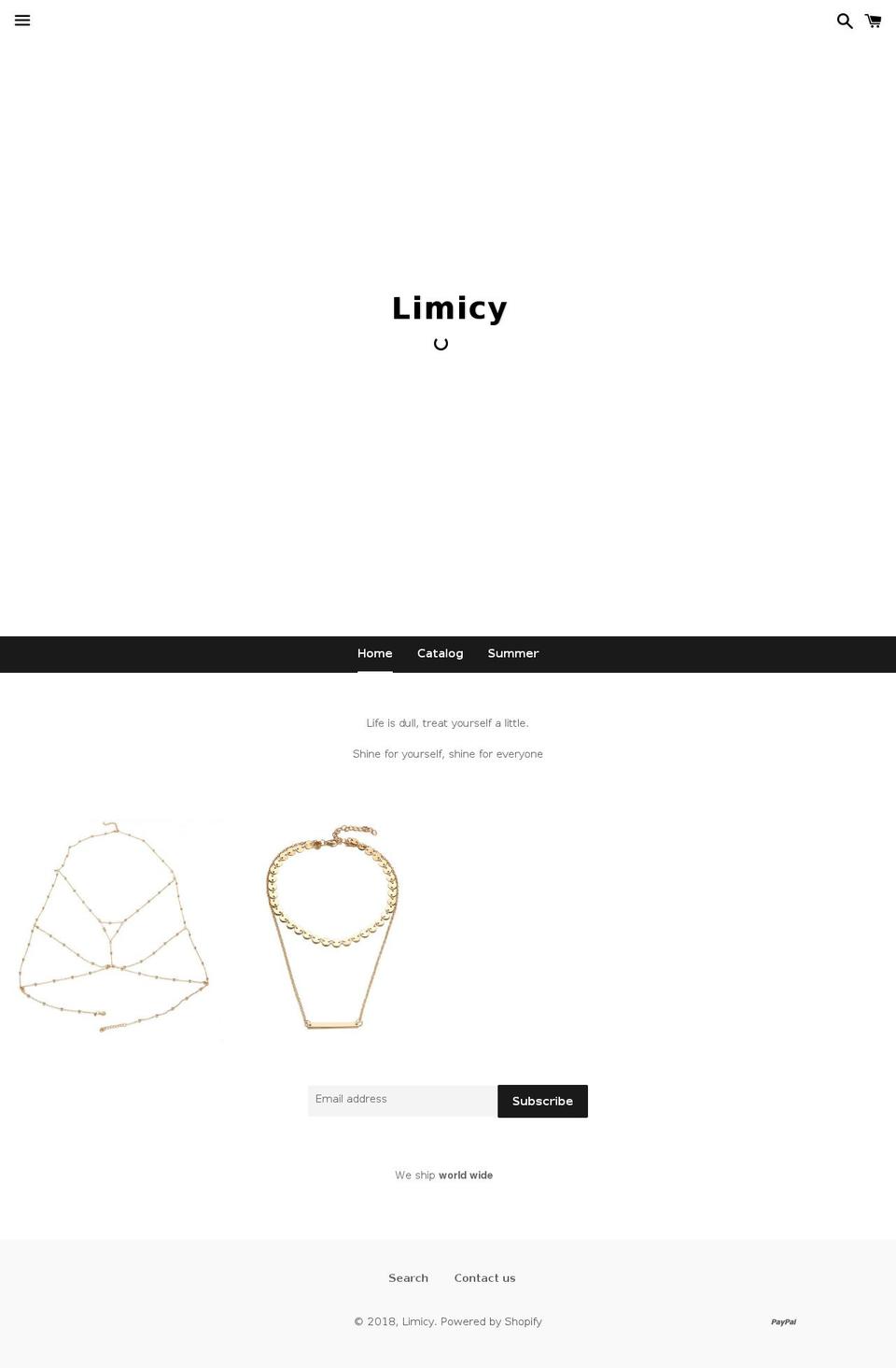 limicy.com — Shopify storefront screenshot
