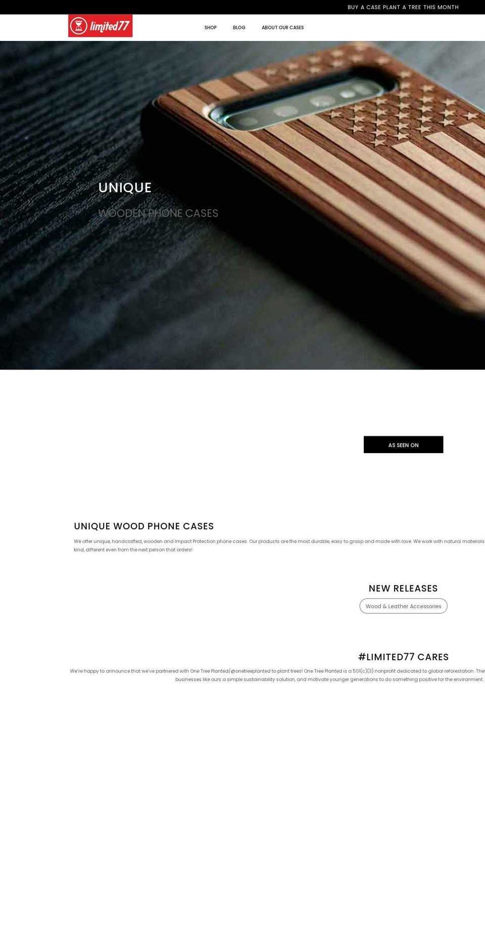 limited77.com — Shopify storefront screenshot