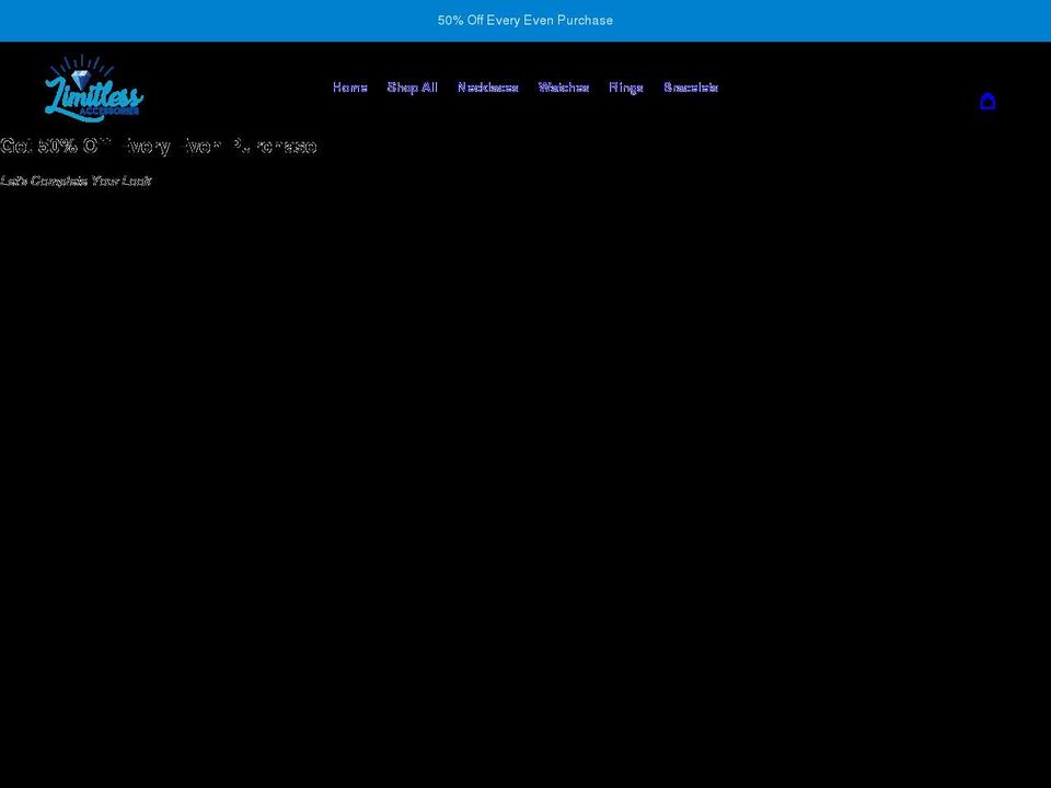 limitlessaccessories4u.com shopify website screenshot