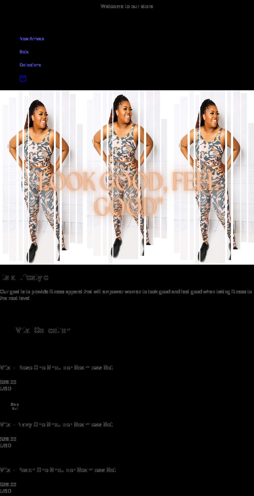 limitlessfitnessapparel.com shopify website screenshot