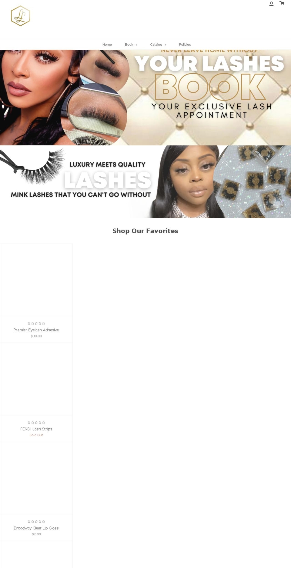 limitlessluxebeauty.com shopify website screenshot