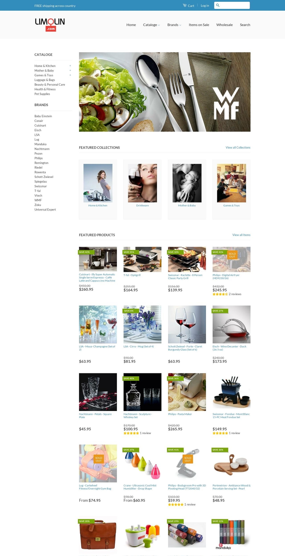 limolin.ca shopify website screenshot