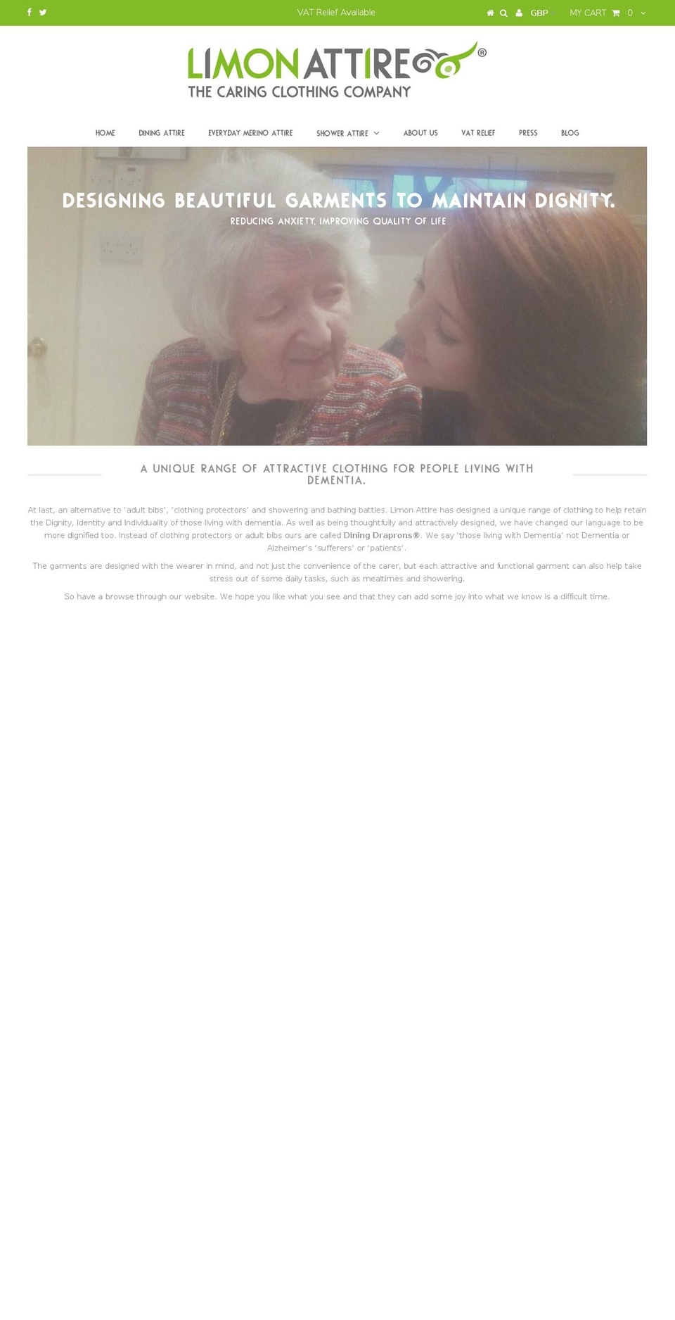limonattire.com — Shopify storefront screenshot
