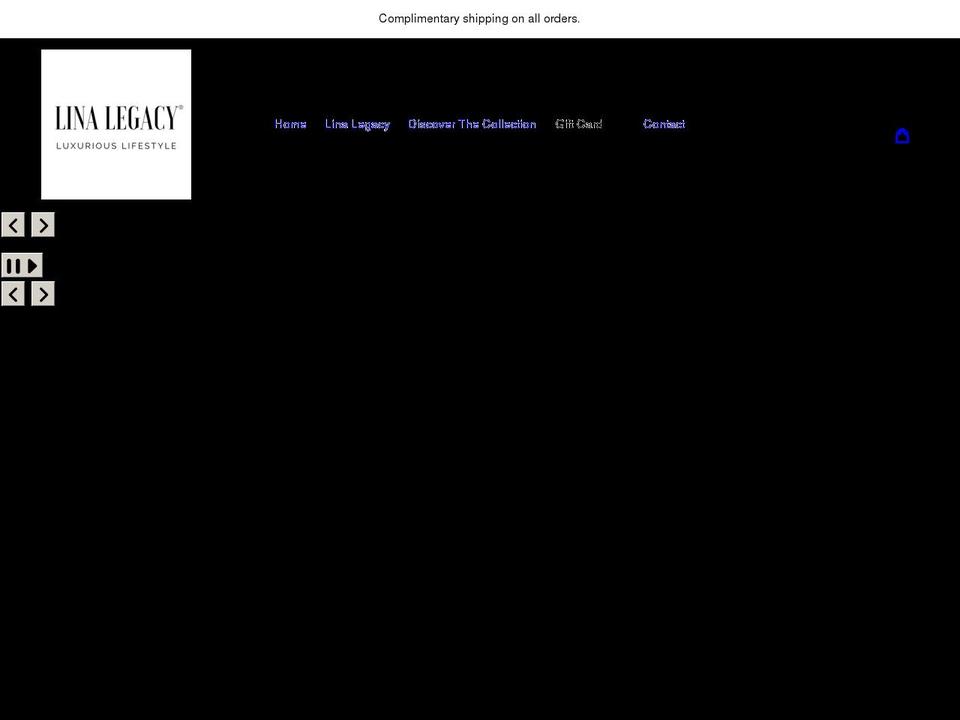 linalegacy.com shopify website screenshot