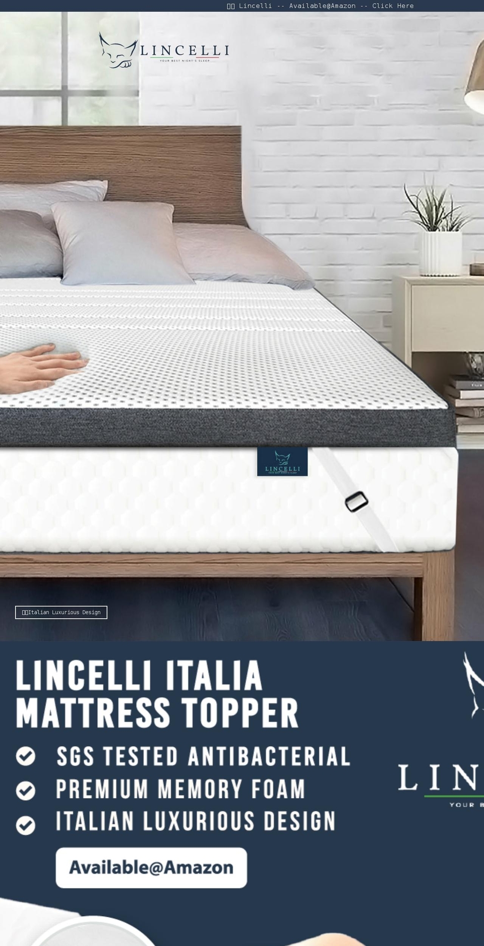 lincelli.myshopify.com shopify website screenshot