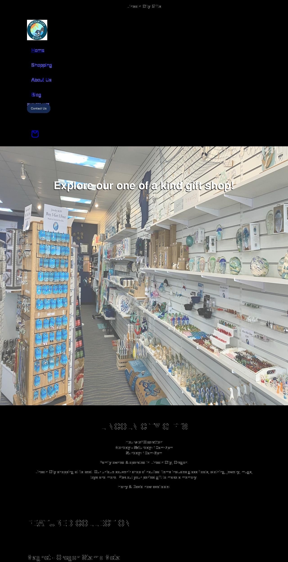 lincolncitygifts.com shopify website screenshot